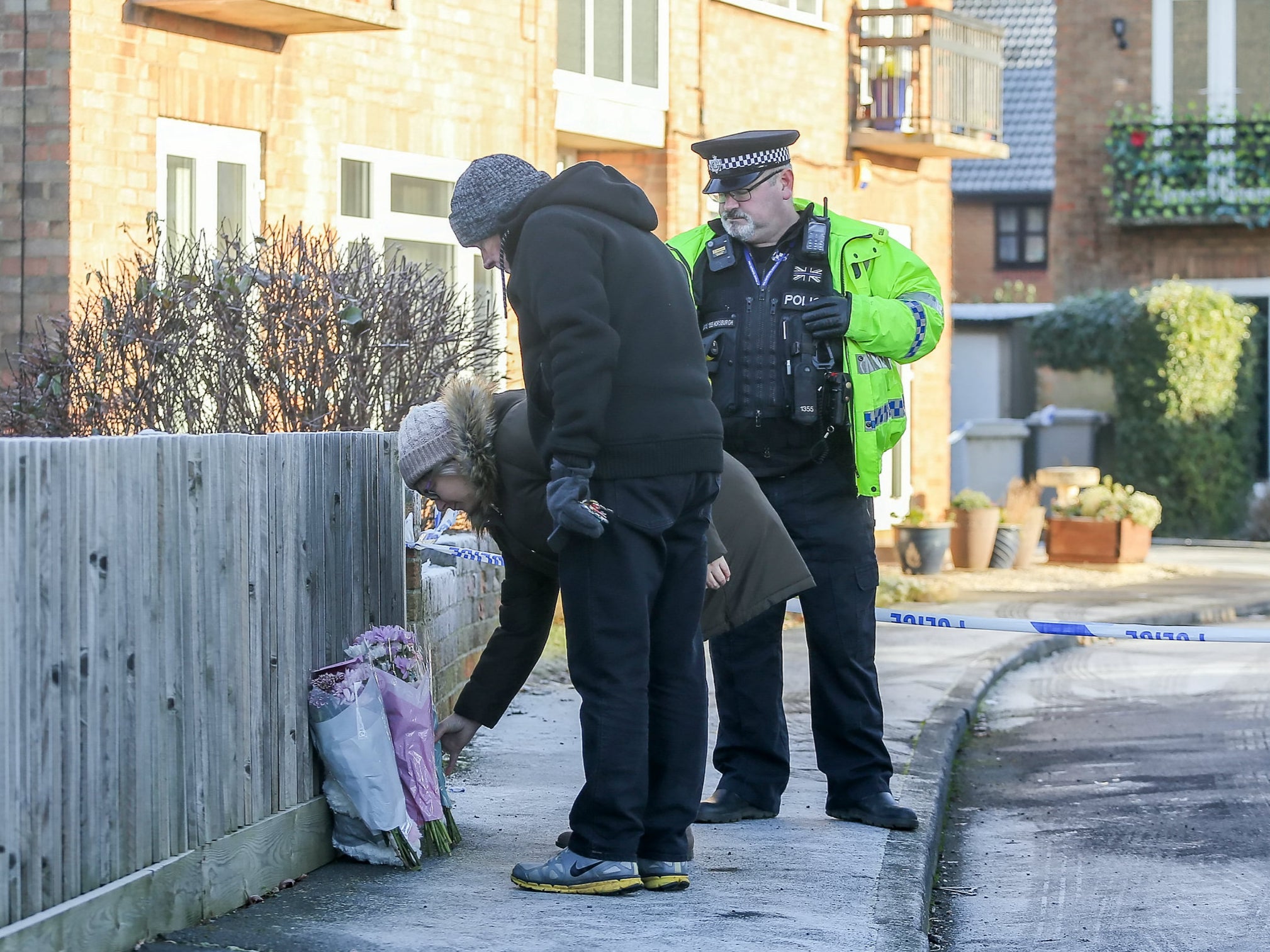 Neighbours reacted with horror after the killings so close to Christmas