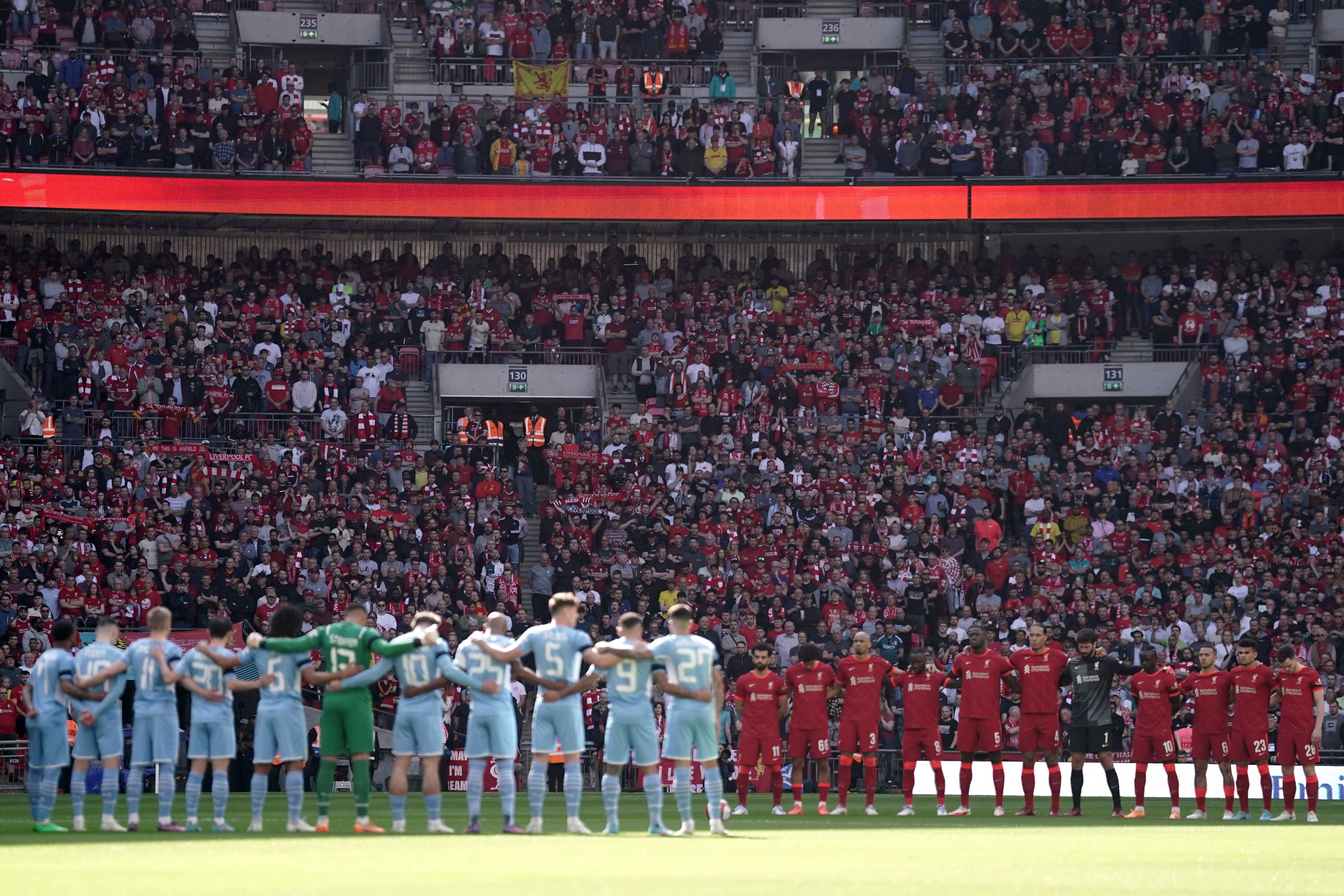 Manchester City and Liverpool officials have met in an attempt to improve relations between rival fans (Nick Potts/PA)