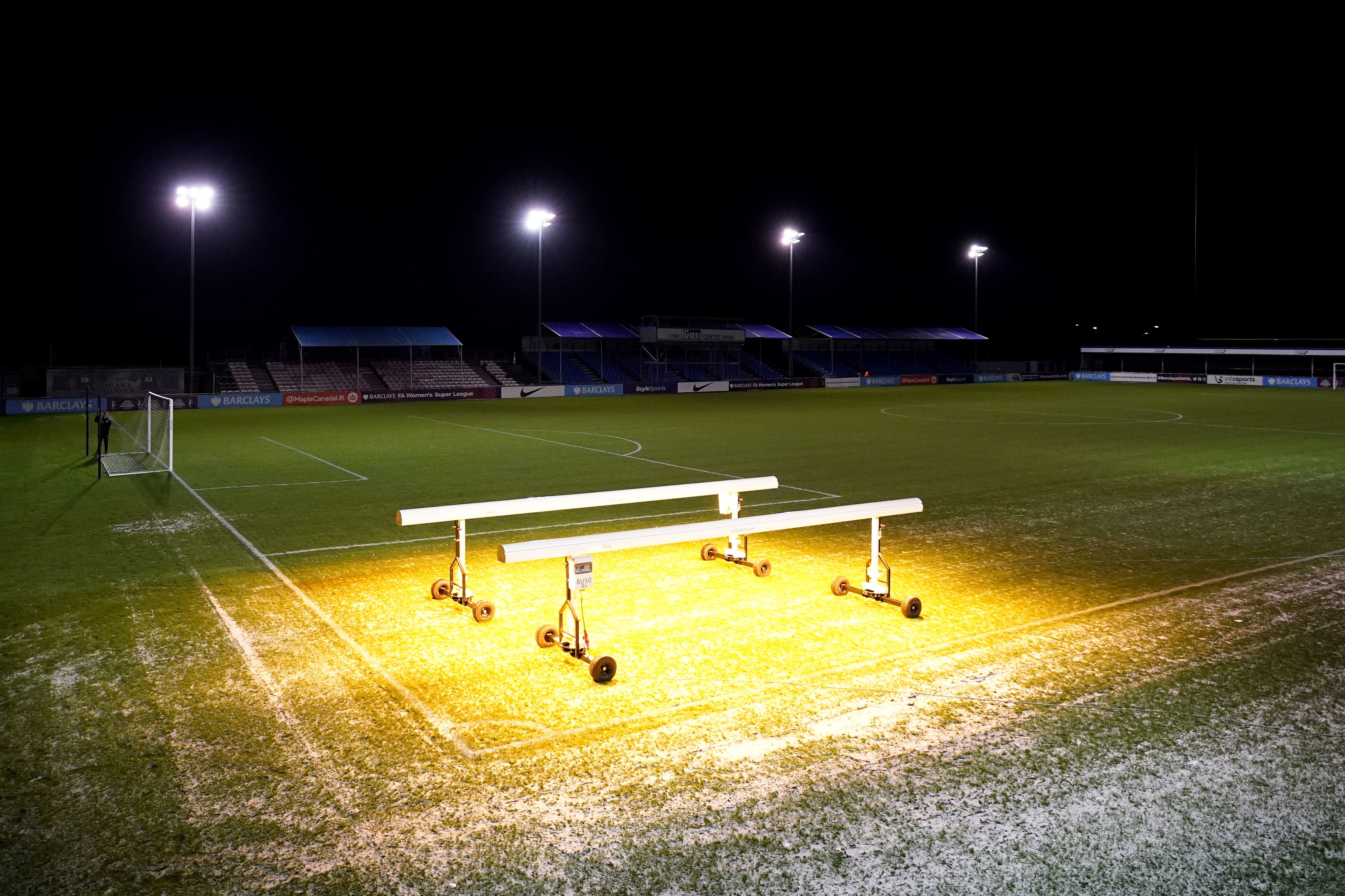 The weather has taken a hold of the schedule (Zac Goodwin/PA)