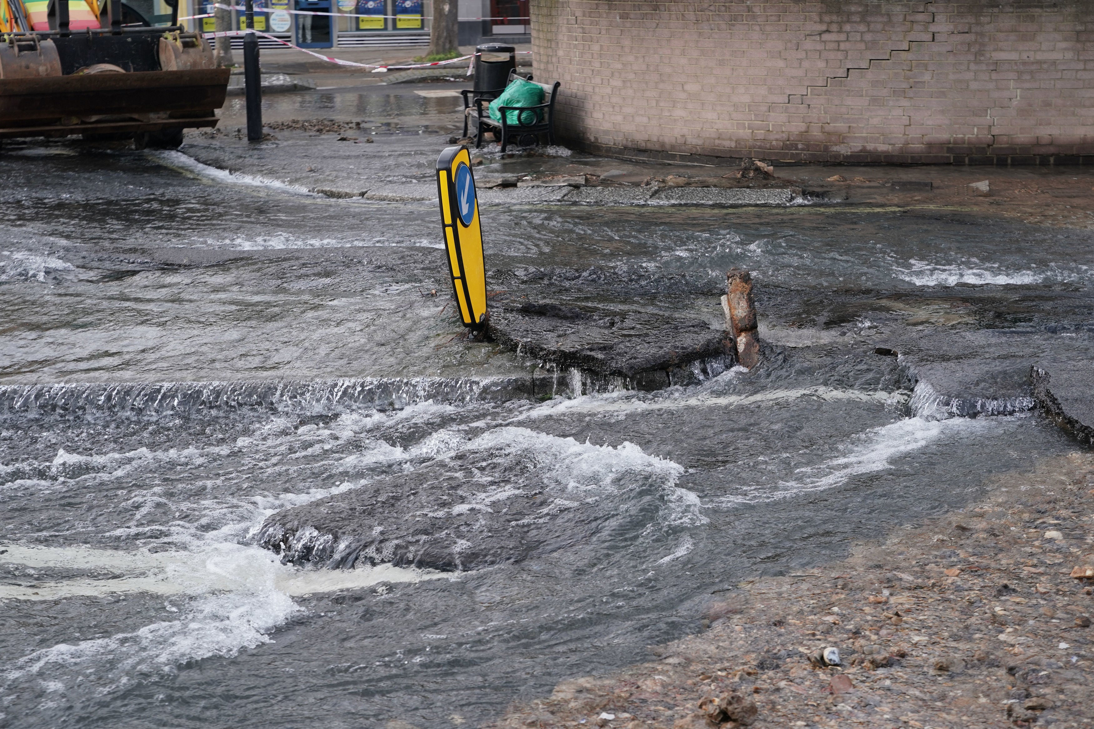 Around 100 properties have been affected by the flood