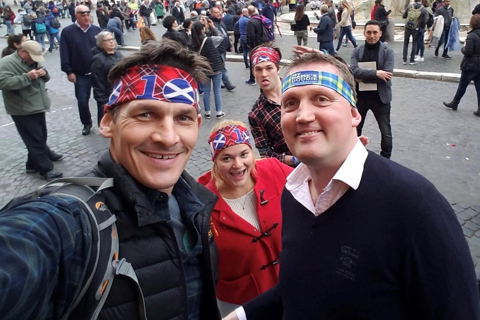 Rob Wainwright and Doddie Weir (SFRS/PA)