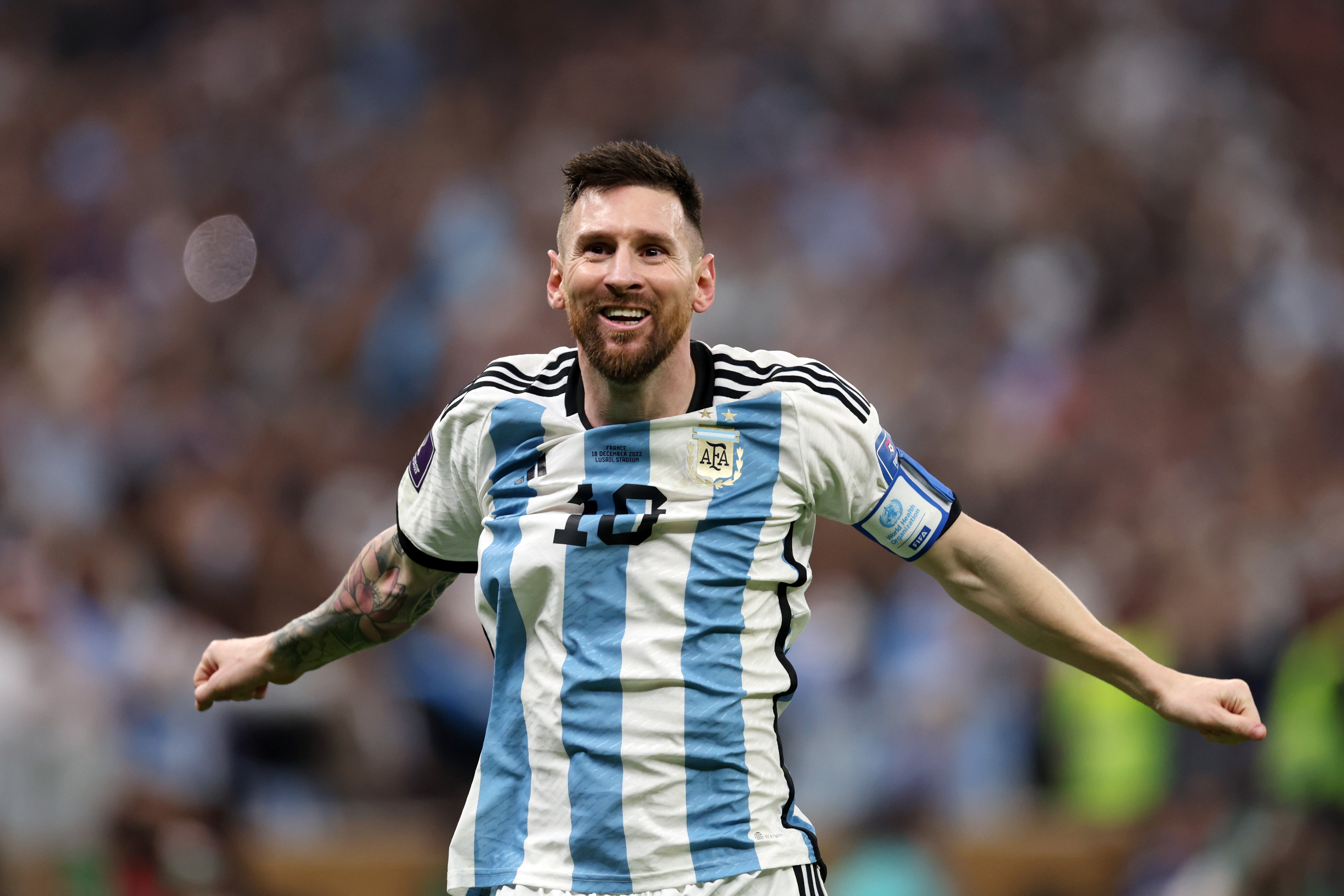 Lionel Messi scored twice in the final, which Argentina eventually won on penalties