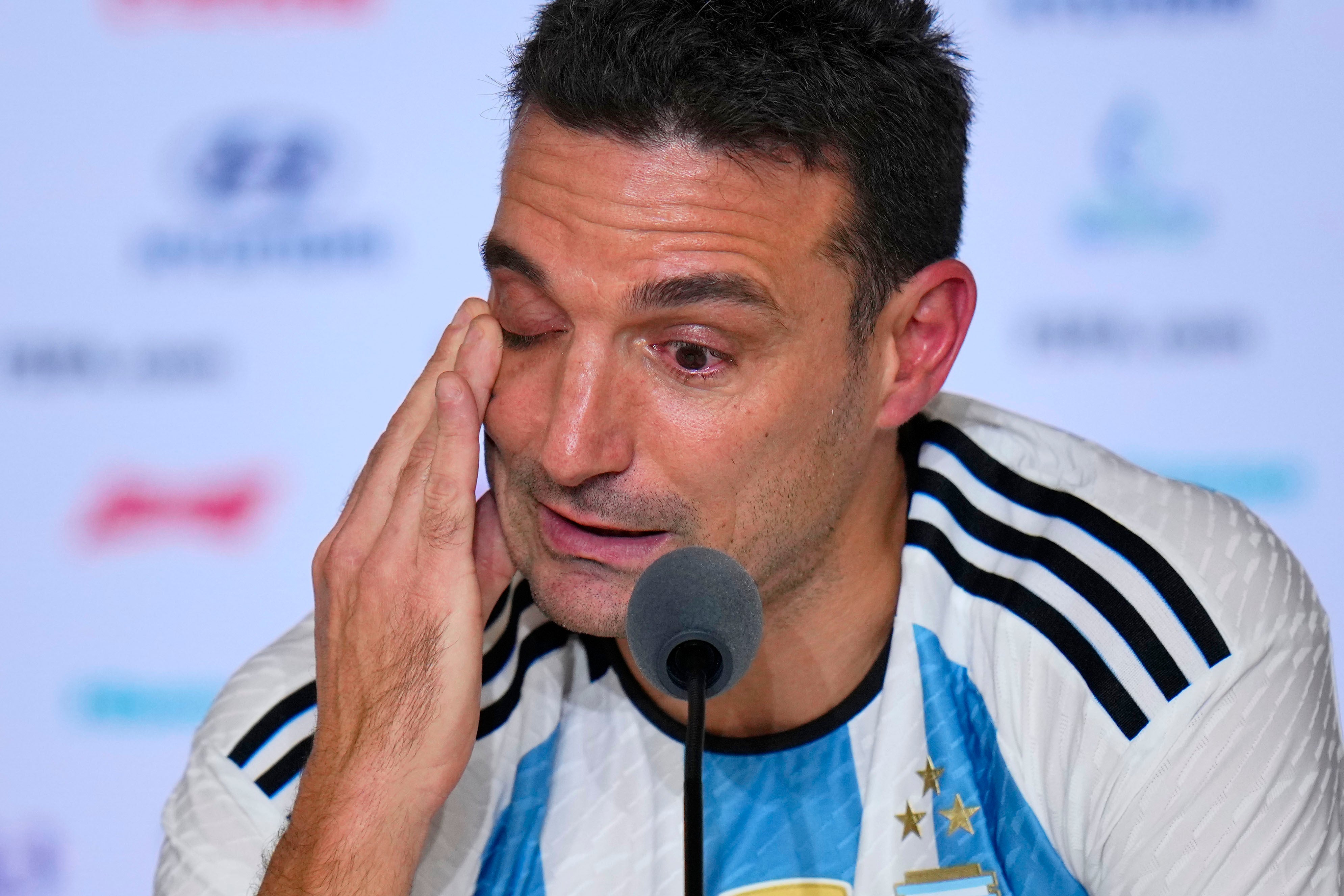 Argentina’s World Cup-winning coach Lionel Scaloni