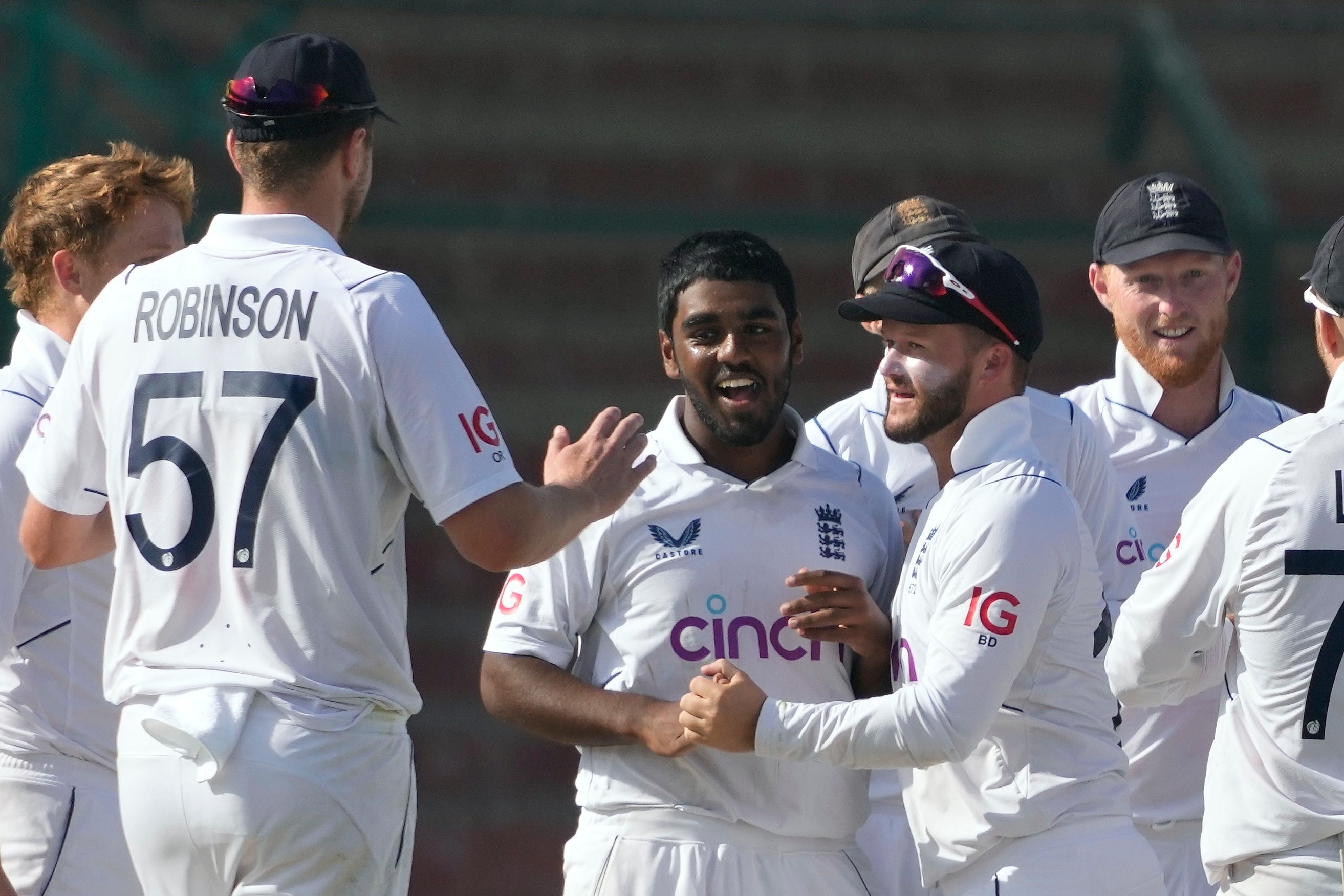 Ahmed starred for England in Karachi