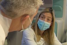 ‘You’re doing terrible damage’: Steve Barclay confronted by mother of sick daughter over state of NHS
