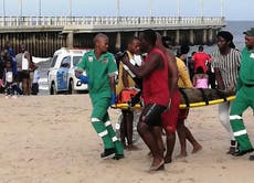 Three dead after scores of beachgoers hit by ‘freak wave’ in South Africa