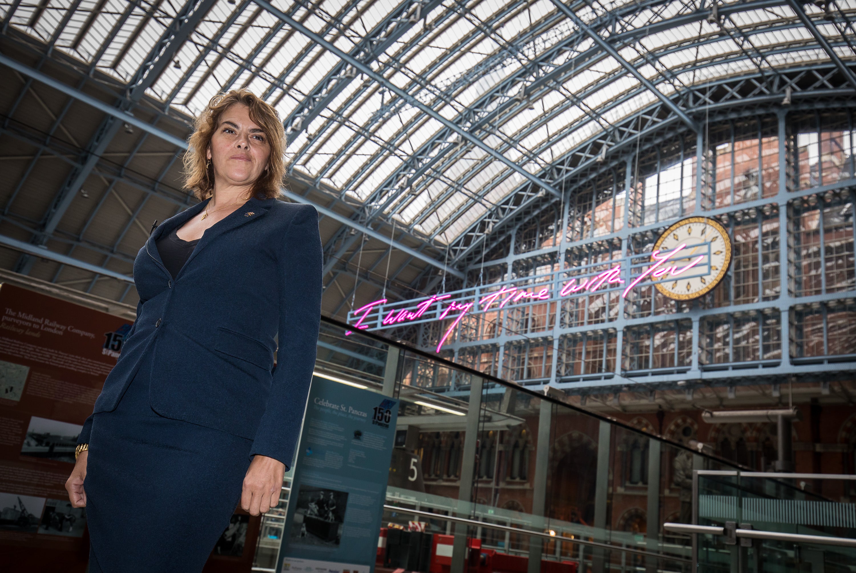 Tracey Emin believes 90 per cent of her changes while creating art