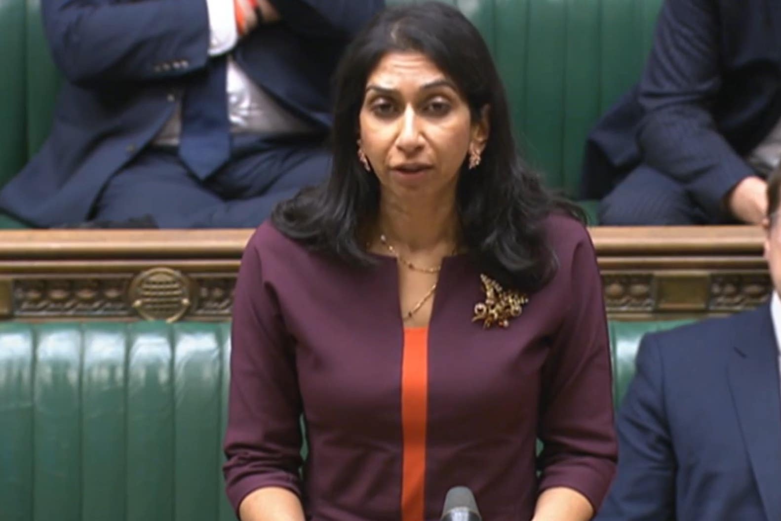 Home secretary Suella Braverman has said police need to take a ‘firmer line’ with protesters