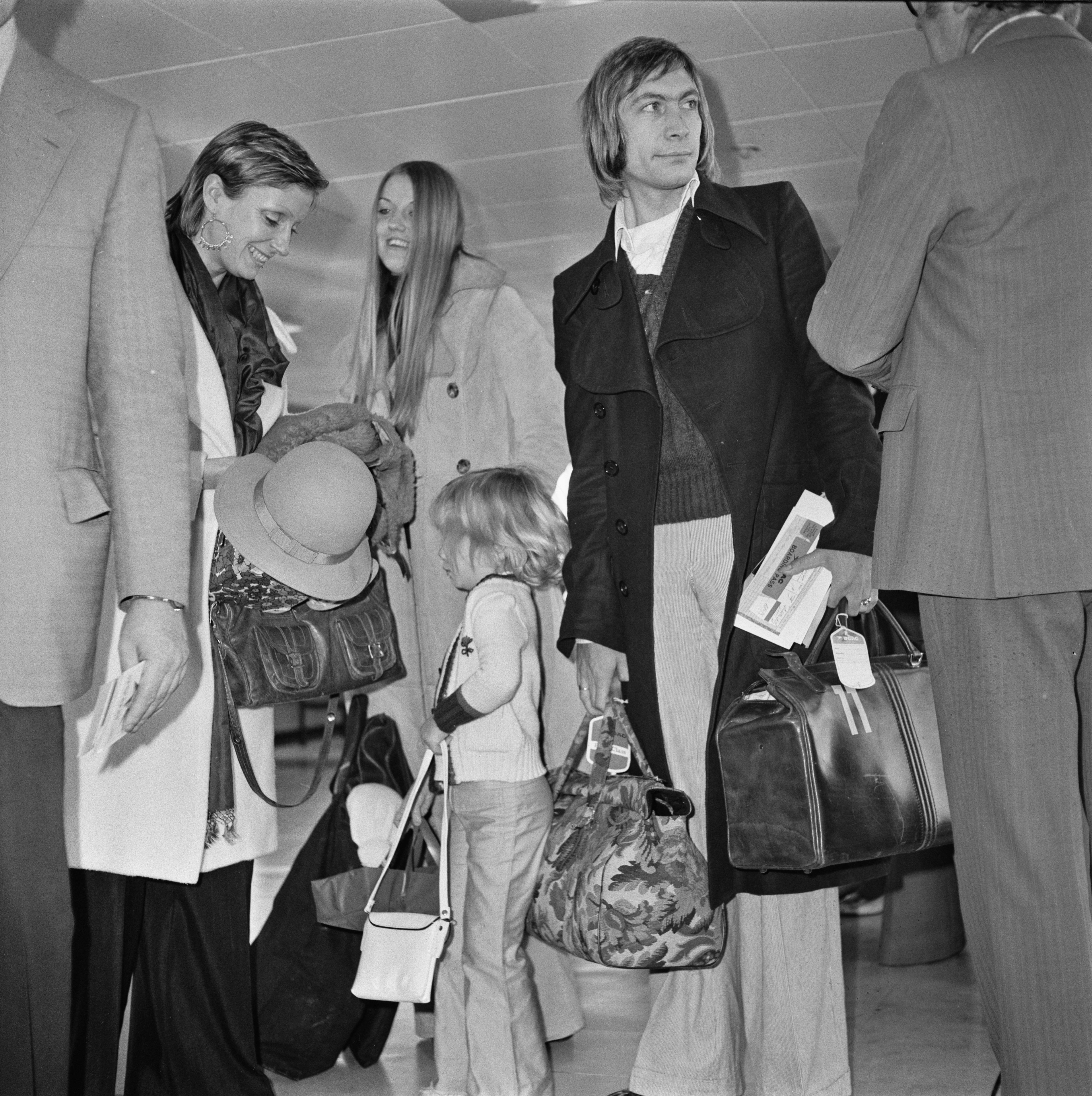 Charlie and Shirley Watt (left) and their daughter Seraphina