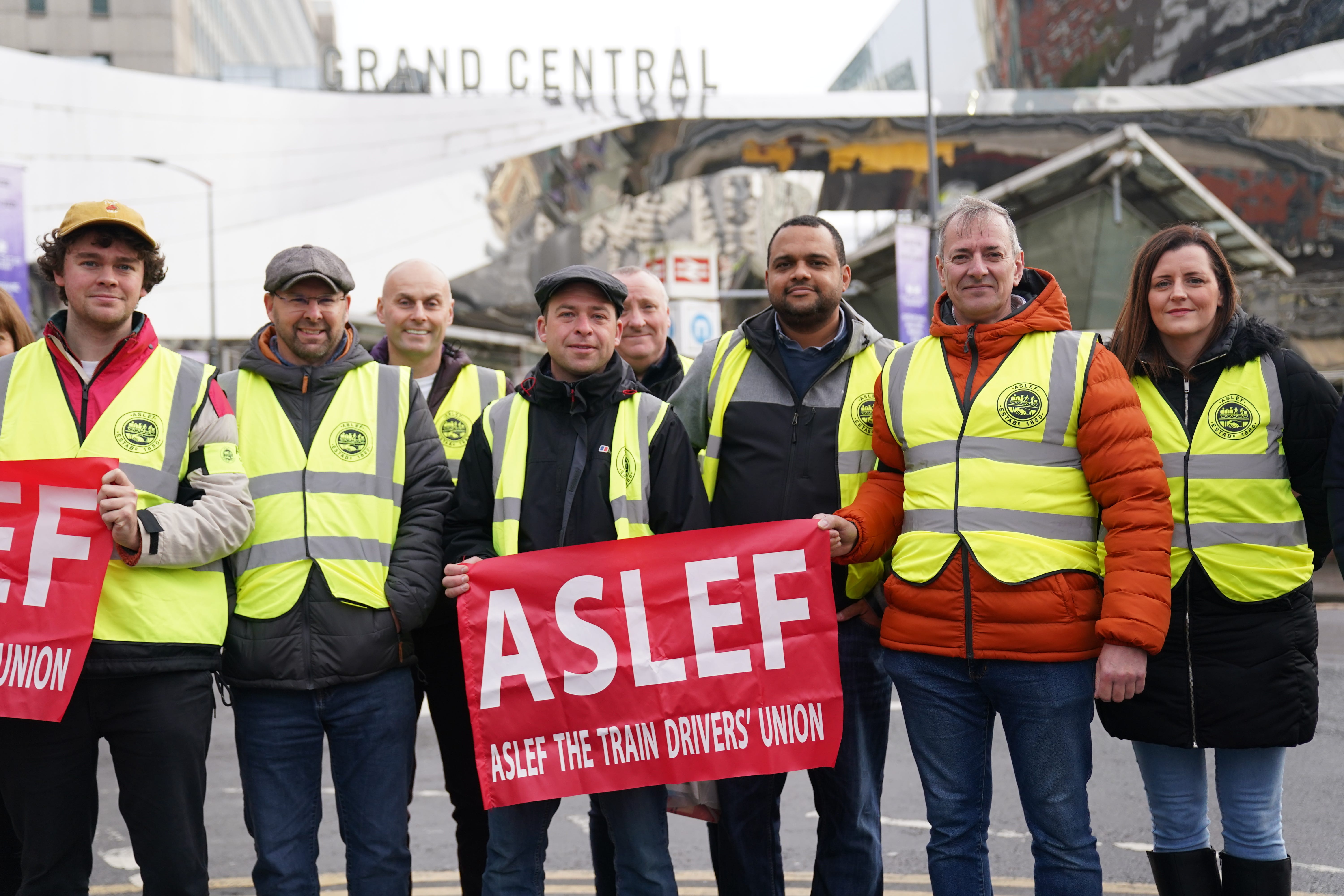 Train drivers are to stage a fresh strike early in the new year, threatening travel chaos as people return to work after the festive break (Jacob King/PA)