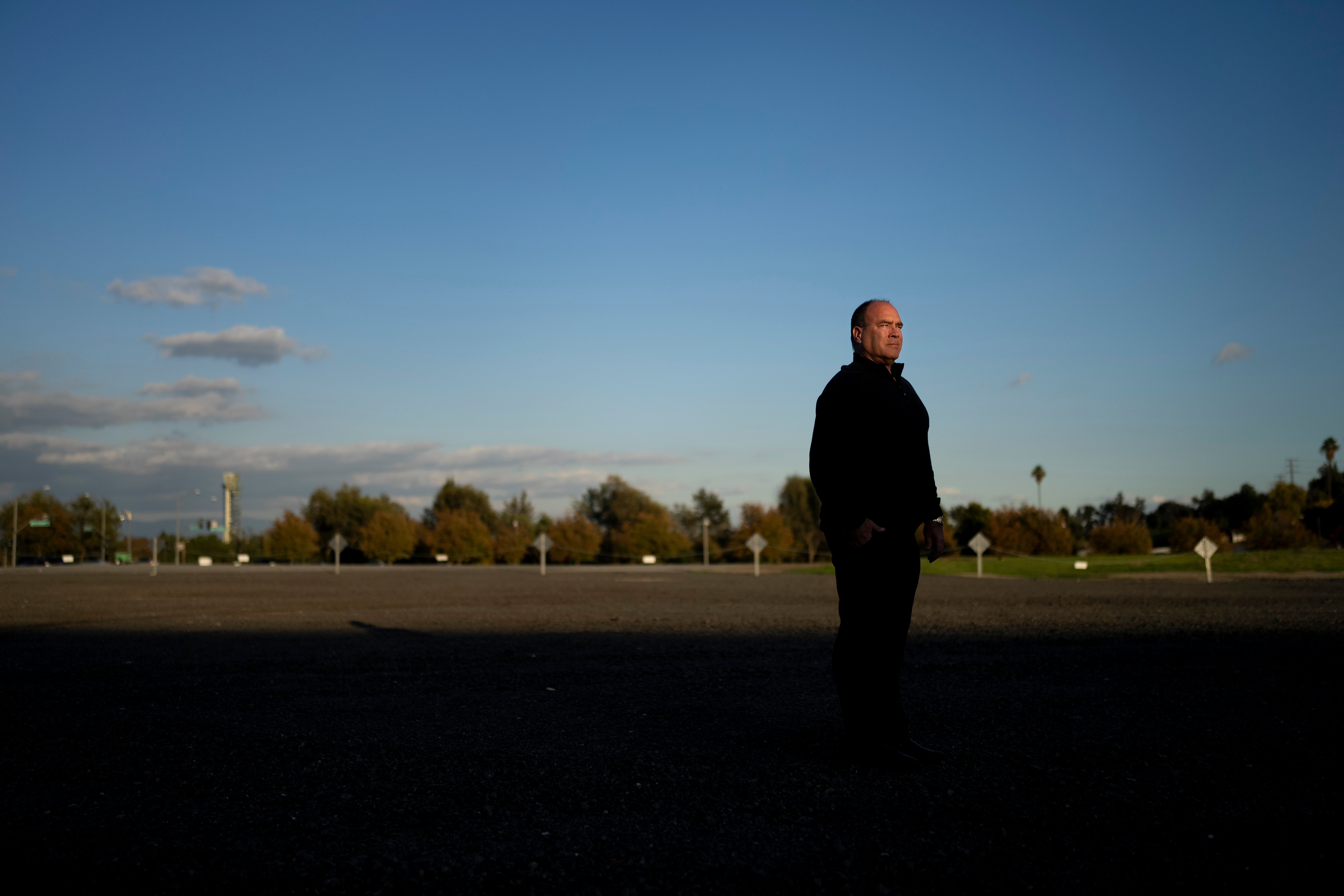 Curt Hagman, chairman of San Bernardino County Board of Supervisors, stands for a photo outside his office in Chino Hills, Calif., Wednesday, Dec. 7, 2022