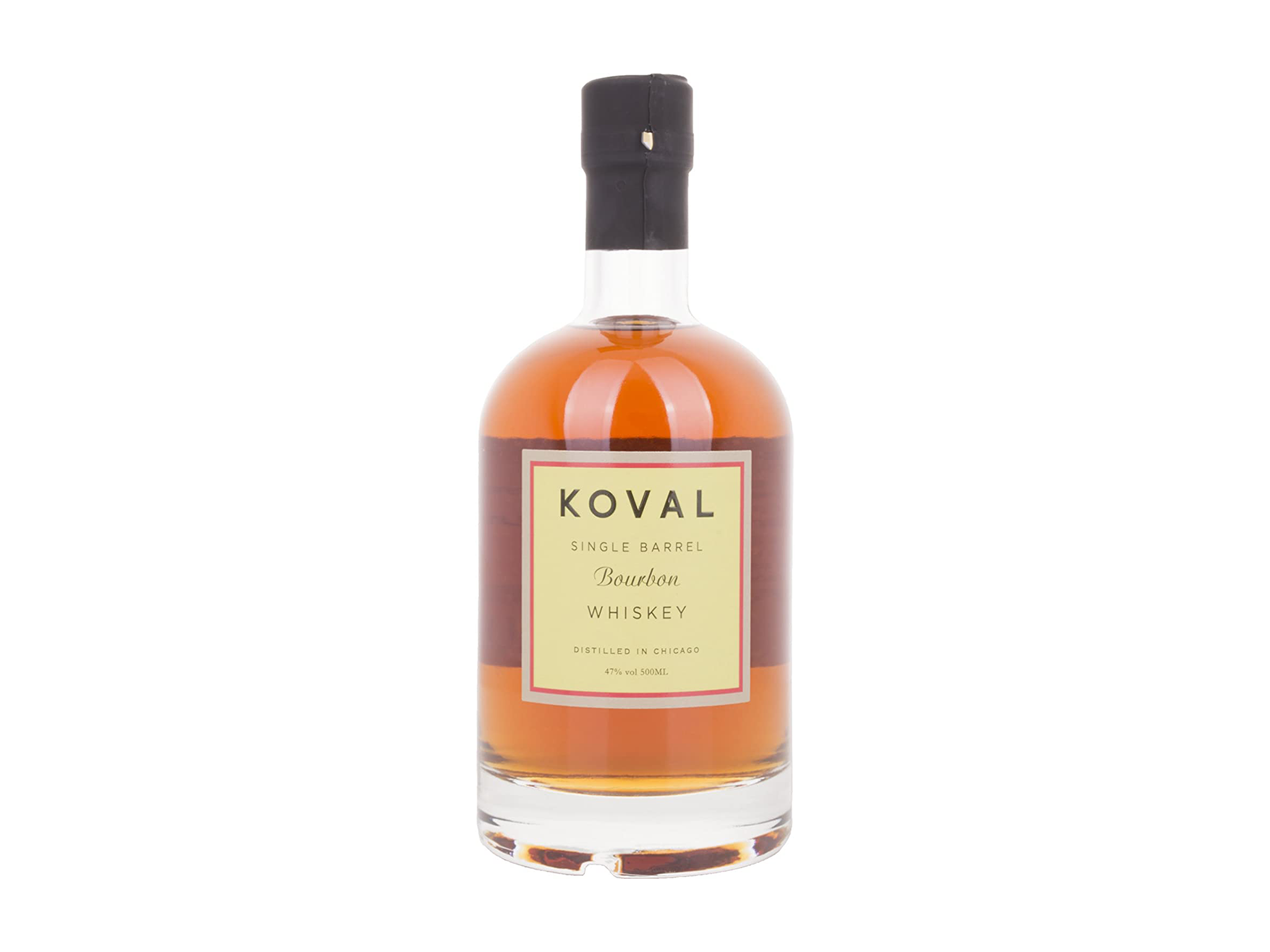 Koval single barrel bourbon whiskey