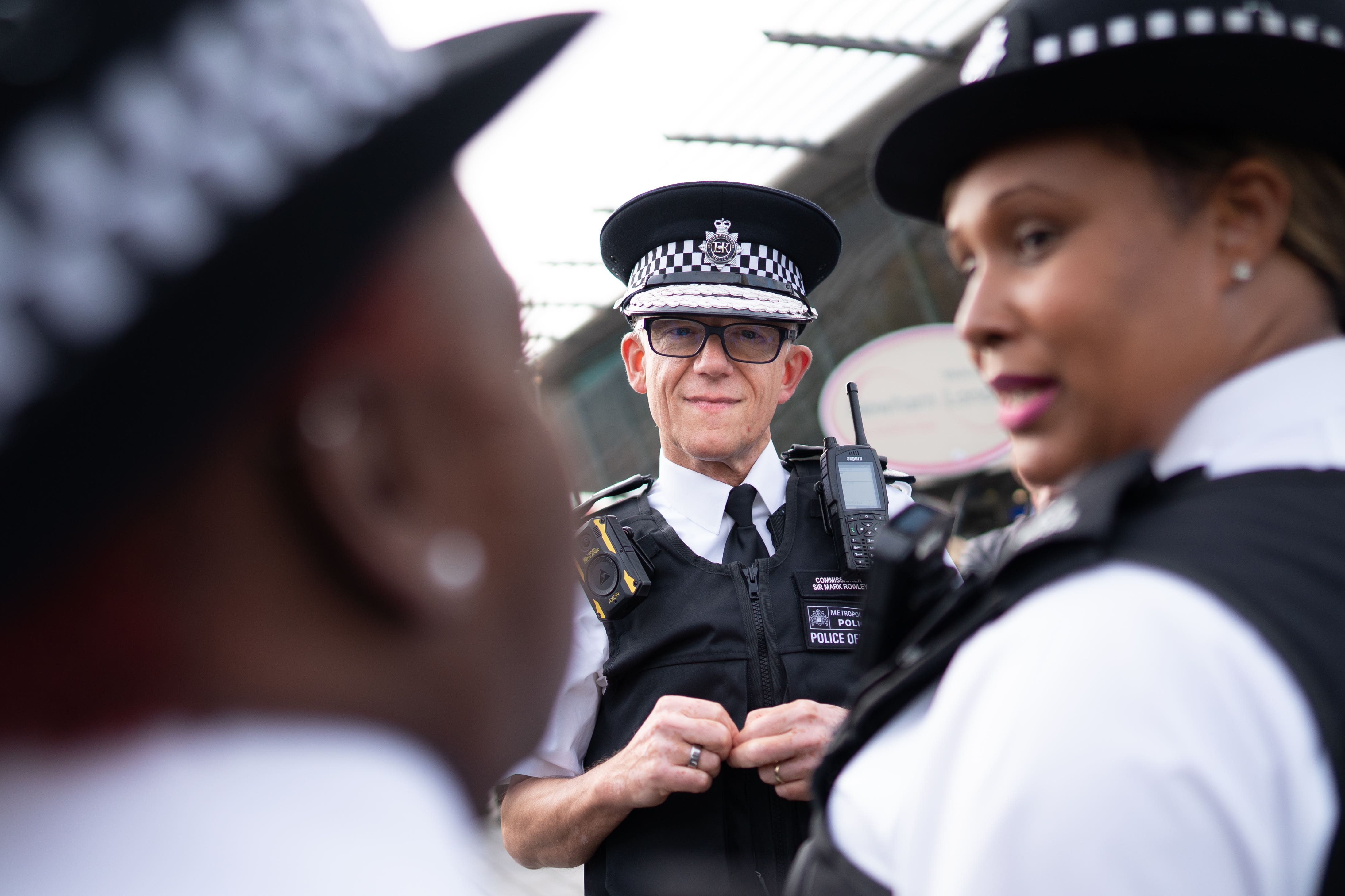 Metropolitan Police Commissioner Sir Mark Rowley