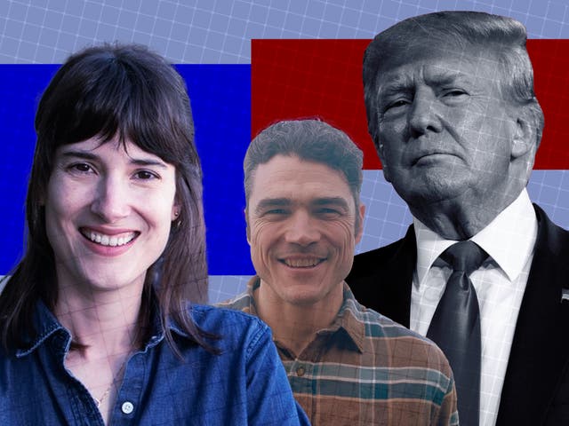 <p>Donald Trump loomed over the battle for Washington’s third congressinoal district </p>