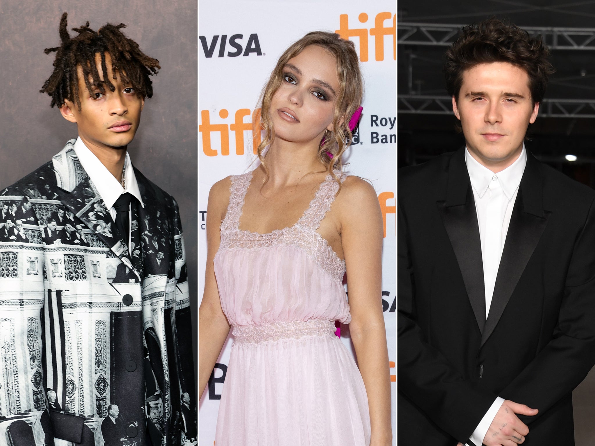 Jaden Smith, Lily-Rose Depp and Brooklyn Beckham