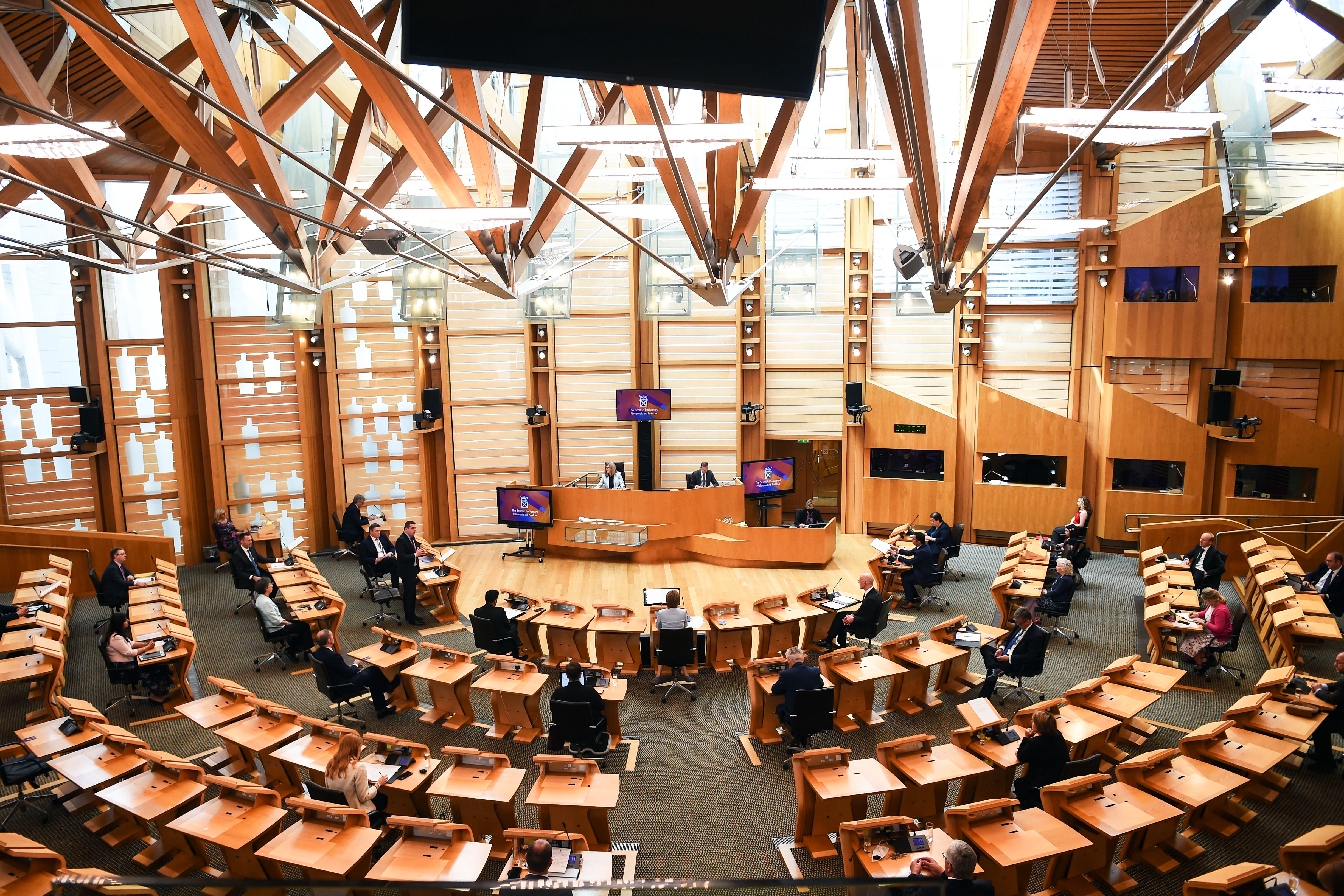 Amendments to the Bill were considered into the night on Tuesday (Andy Buchanan/PA)