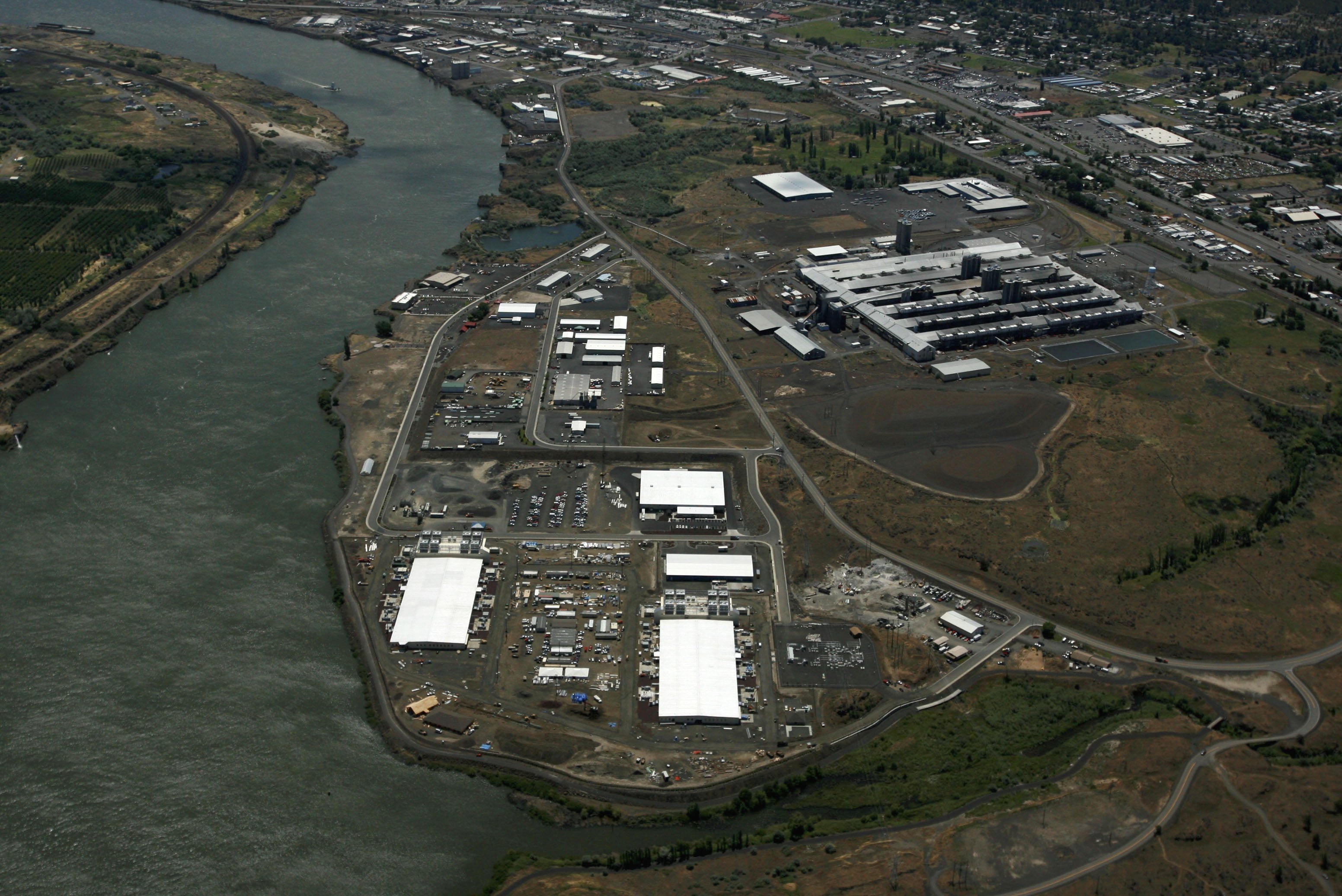 Google’s two computing centers, each the size of a football field, are located in the small Oregon town