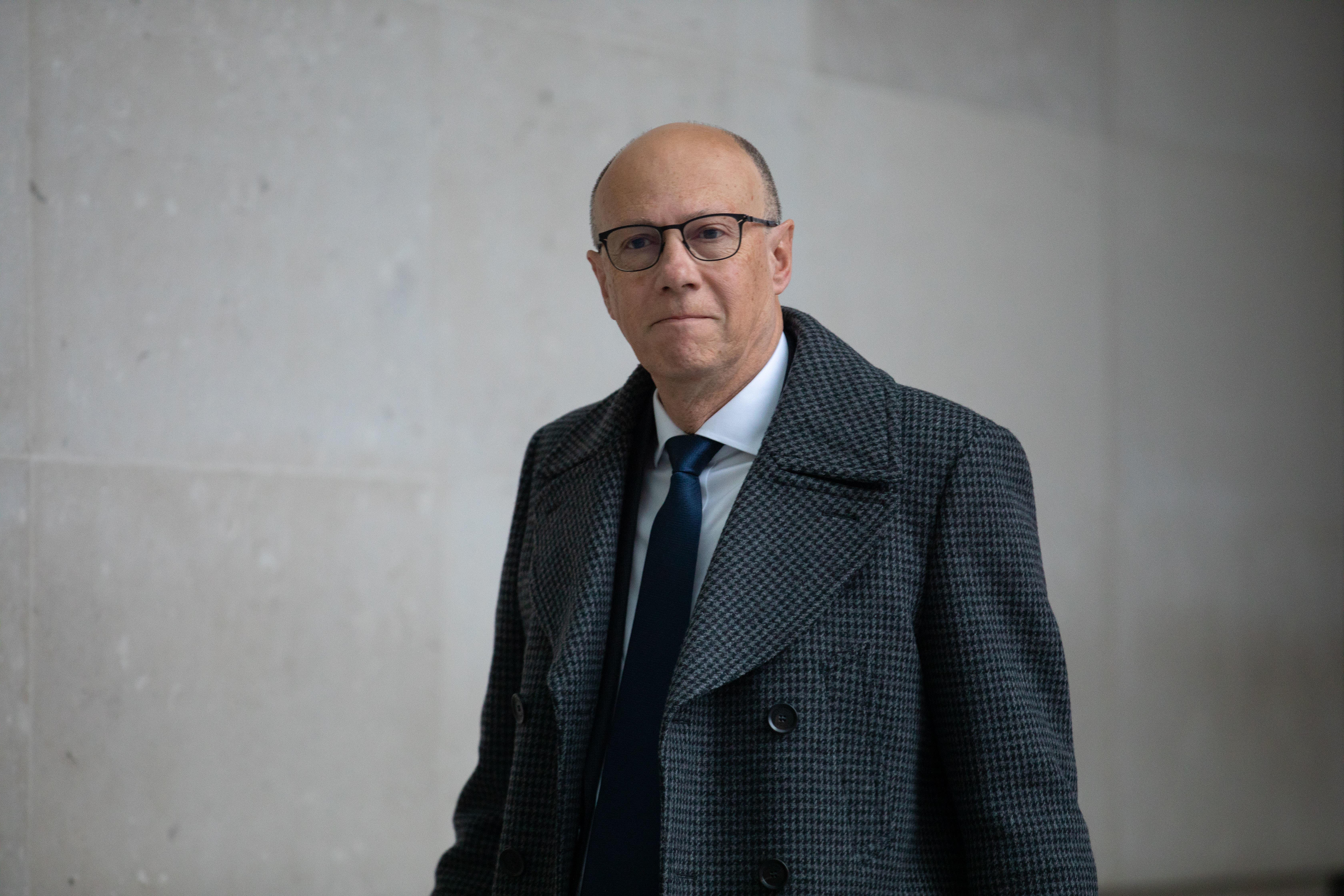 NHS England National Medical Director Stephen Powis arrives at BBC Broadcasting House in London, to appear on the BBC One current affairs programme, Sunday with Laura Kuenssberg (PA)