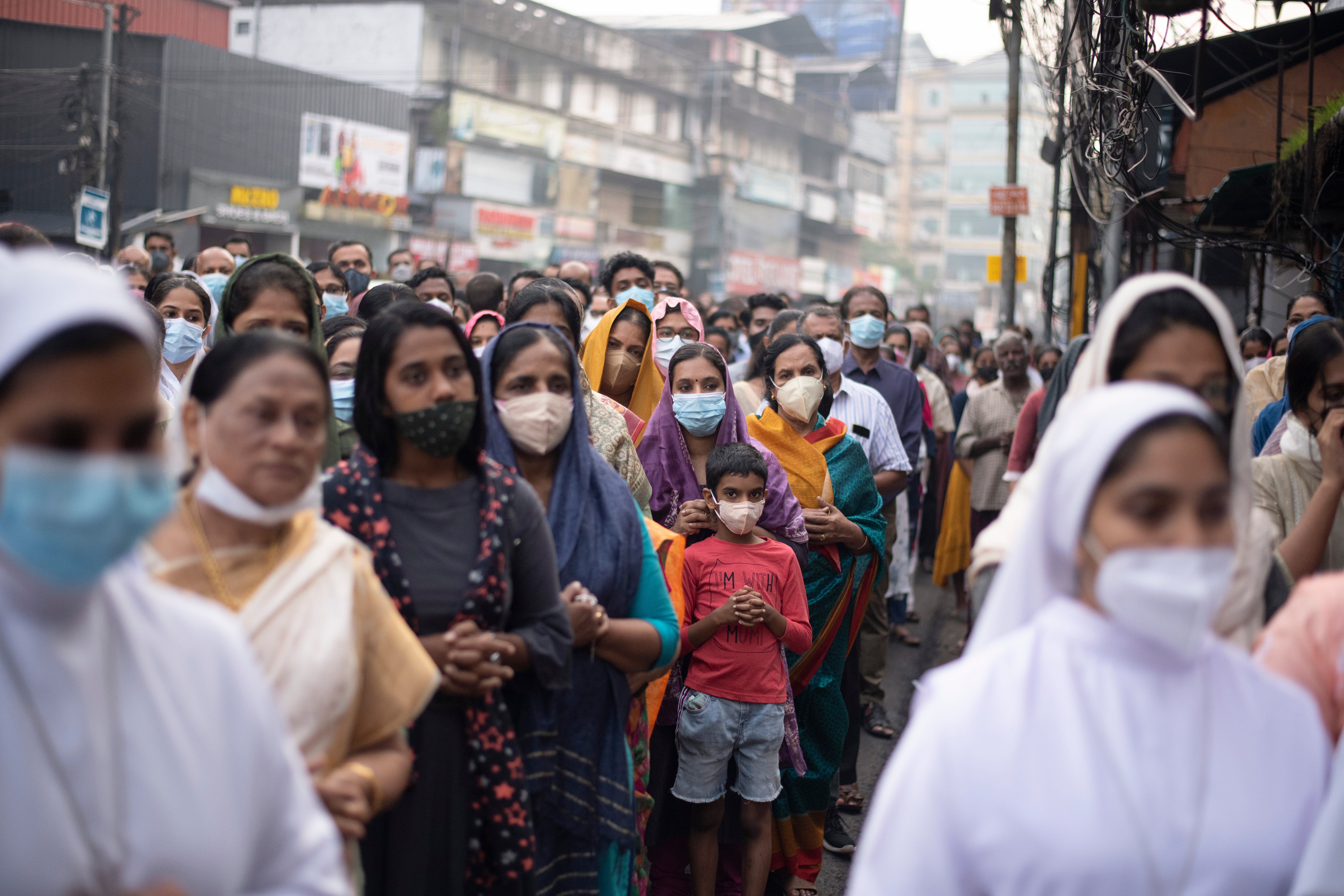 Vaccine production was ramped up in India and compulsory face masks have been introduced in some states