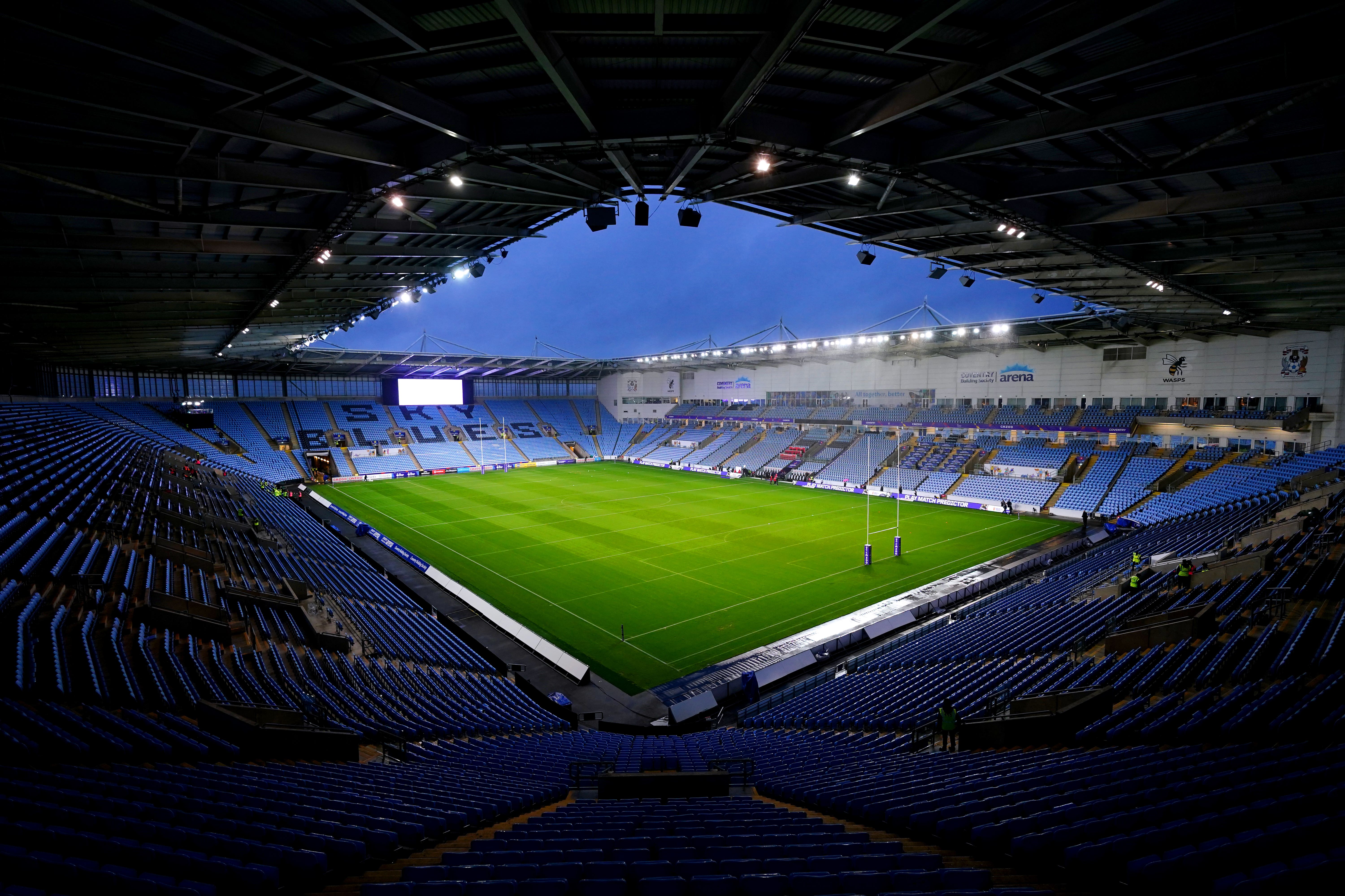 Coventry were unable to play home games earlier in the season due to the pitch at the Coventry Building Society Arena being in an unsafe and unplayable condition (Mike Egerton/PA)