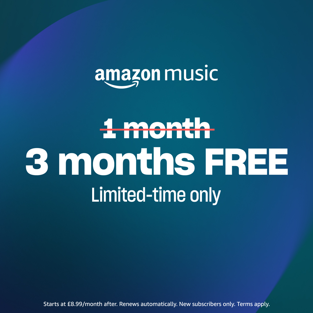 Amazon Music Unlimited: Three-month free trial, Amazon.co.uk