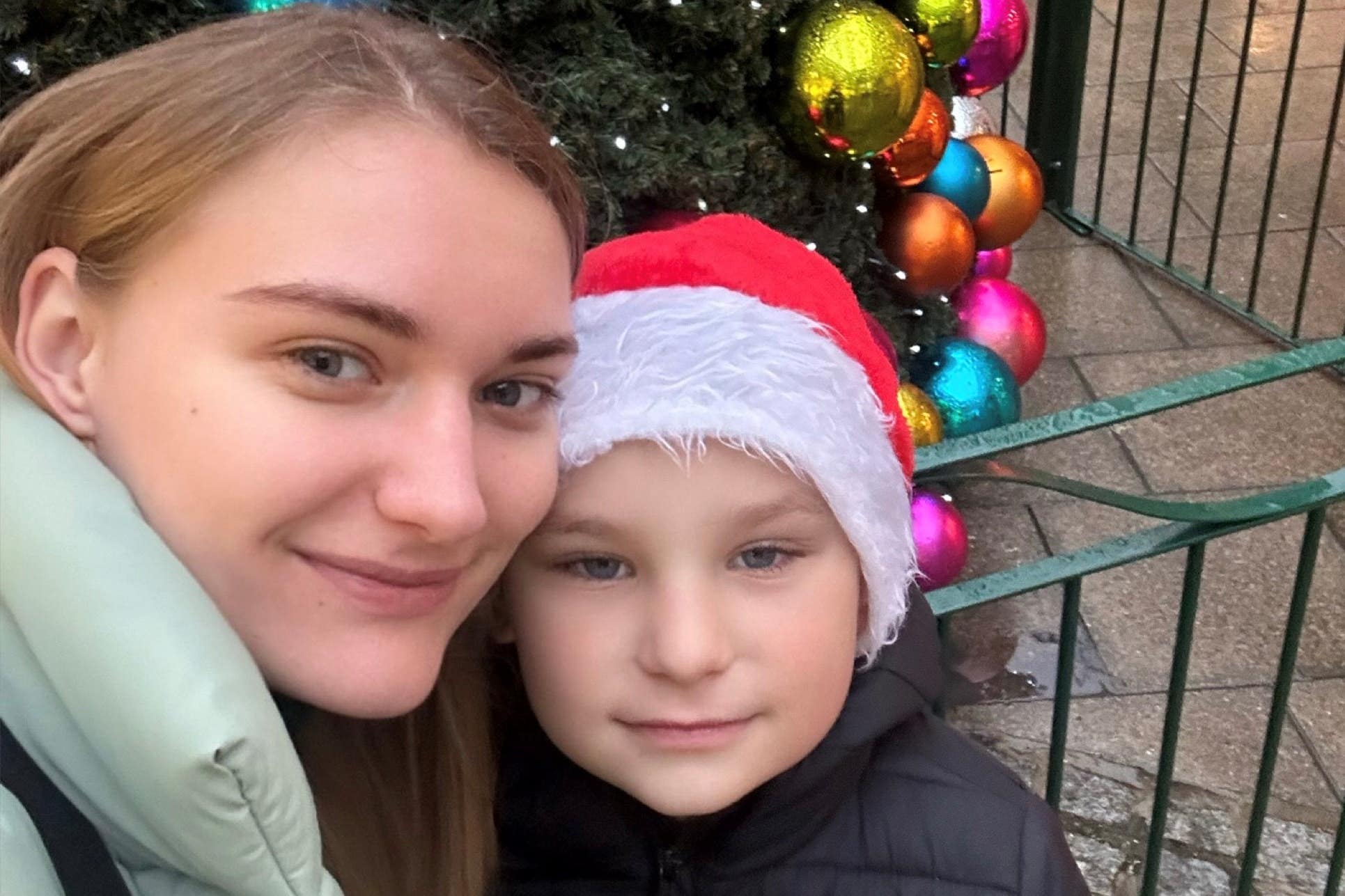 Kateryna Chebizhak with son Kolya will be spending Christmas in the UK