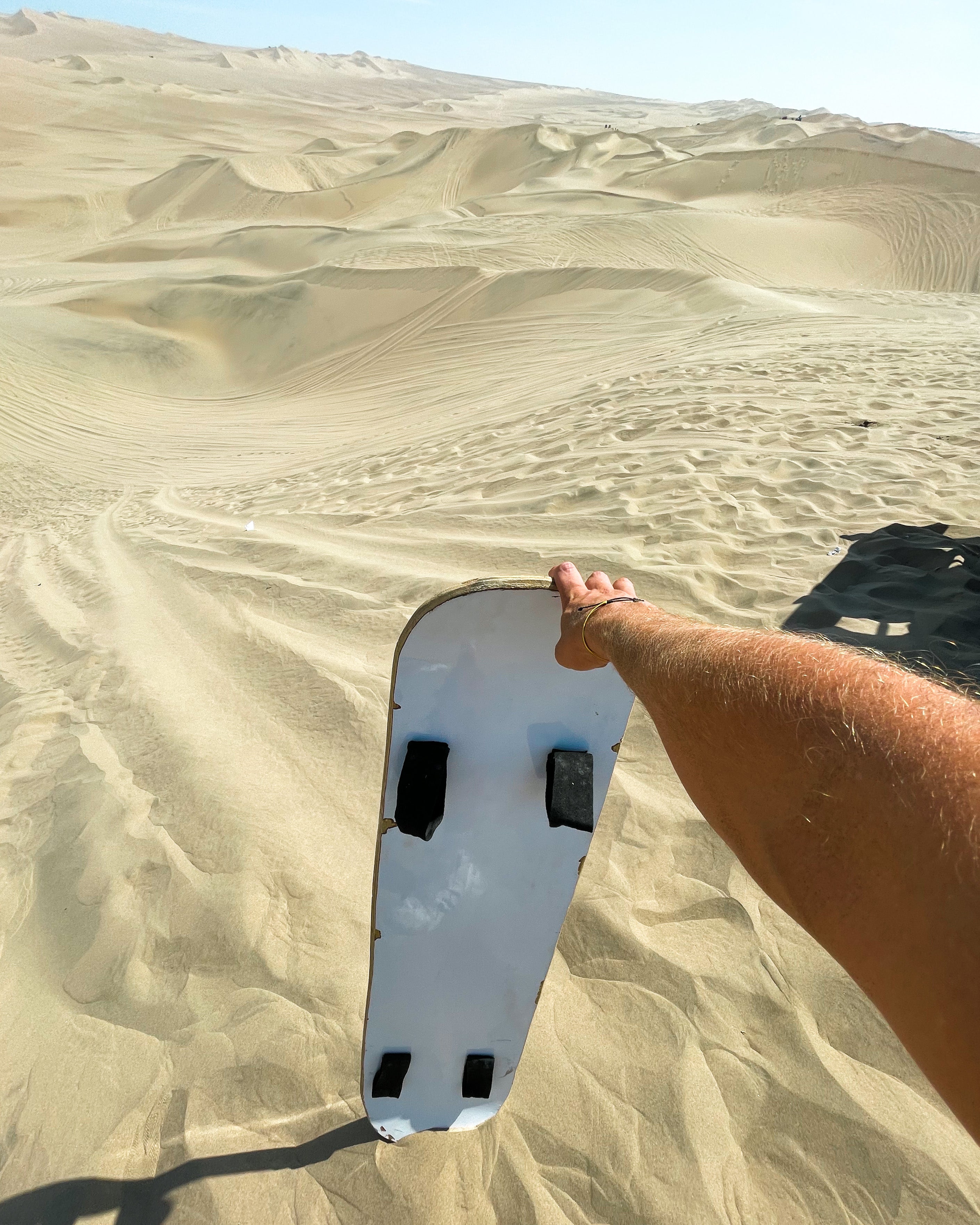 Sandboarding in Peru