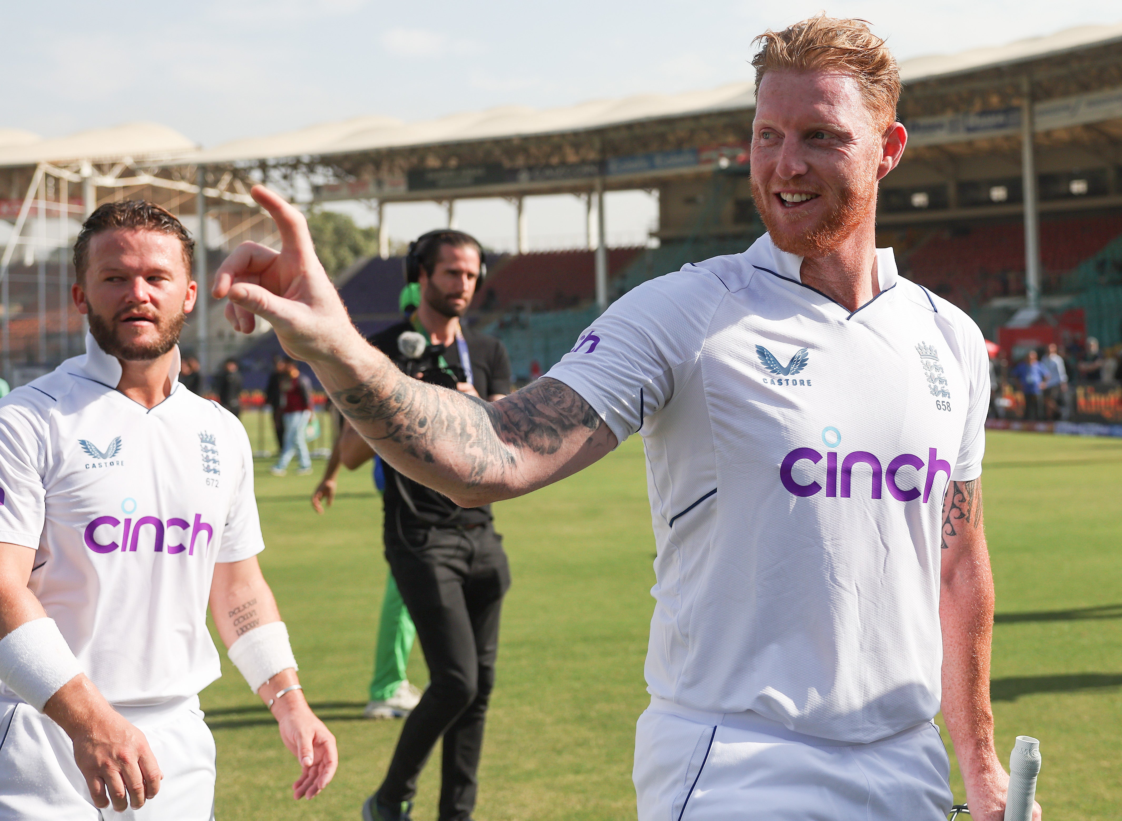 England’s cricketers were buoyed by the talismanic Ben Stokes