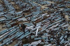 The peculiar Russian missile 'cemetery' in eastern Ukraine