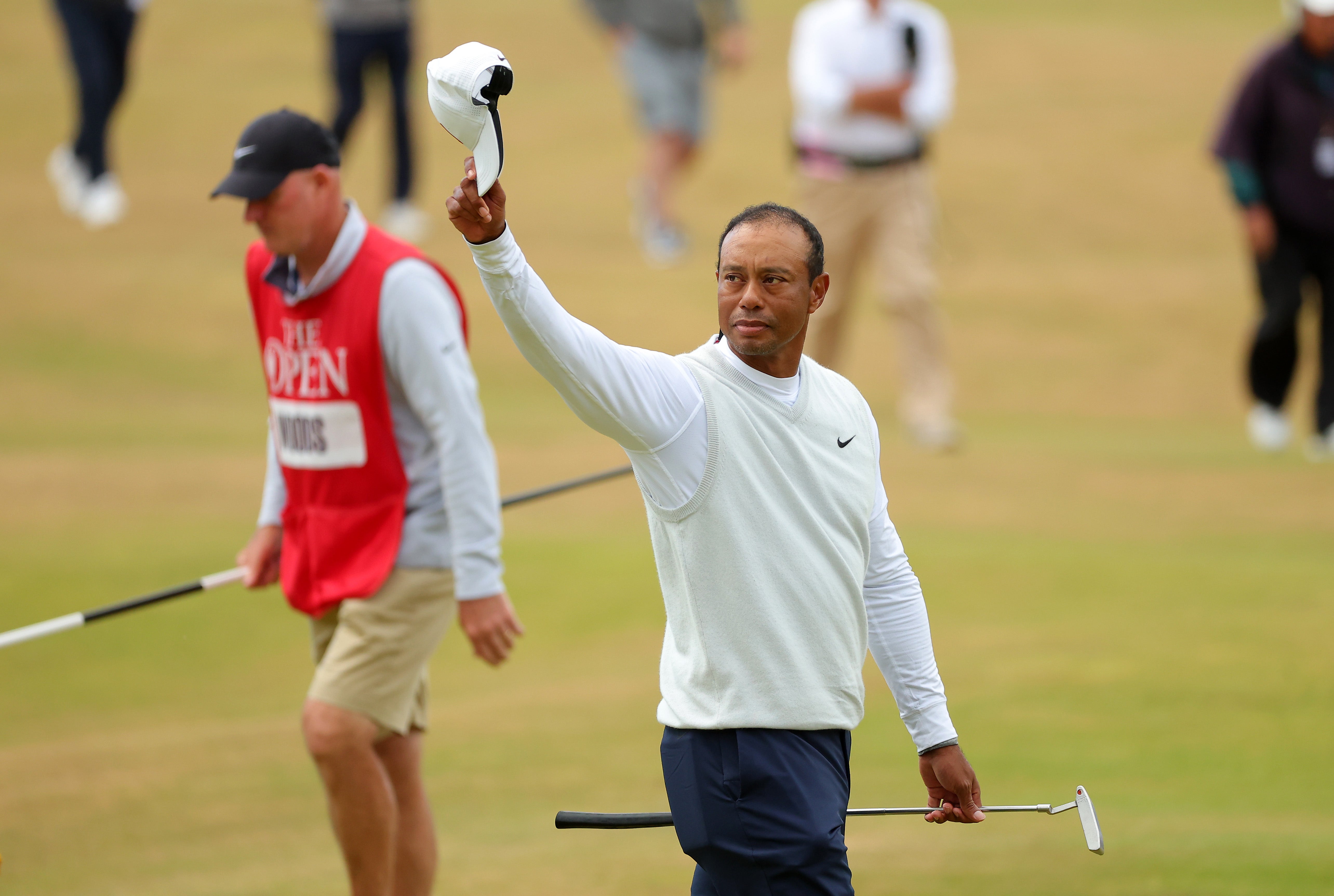 Tiger Woods crossed the Swilcan Bridge at an Open Championship at St Andrews for likely the last time