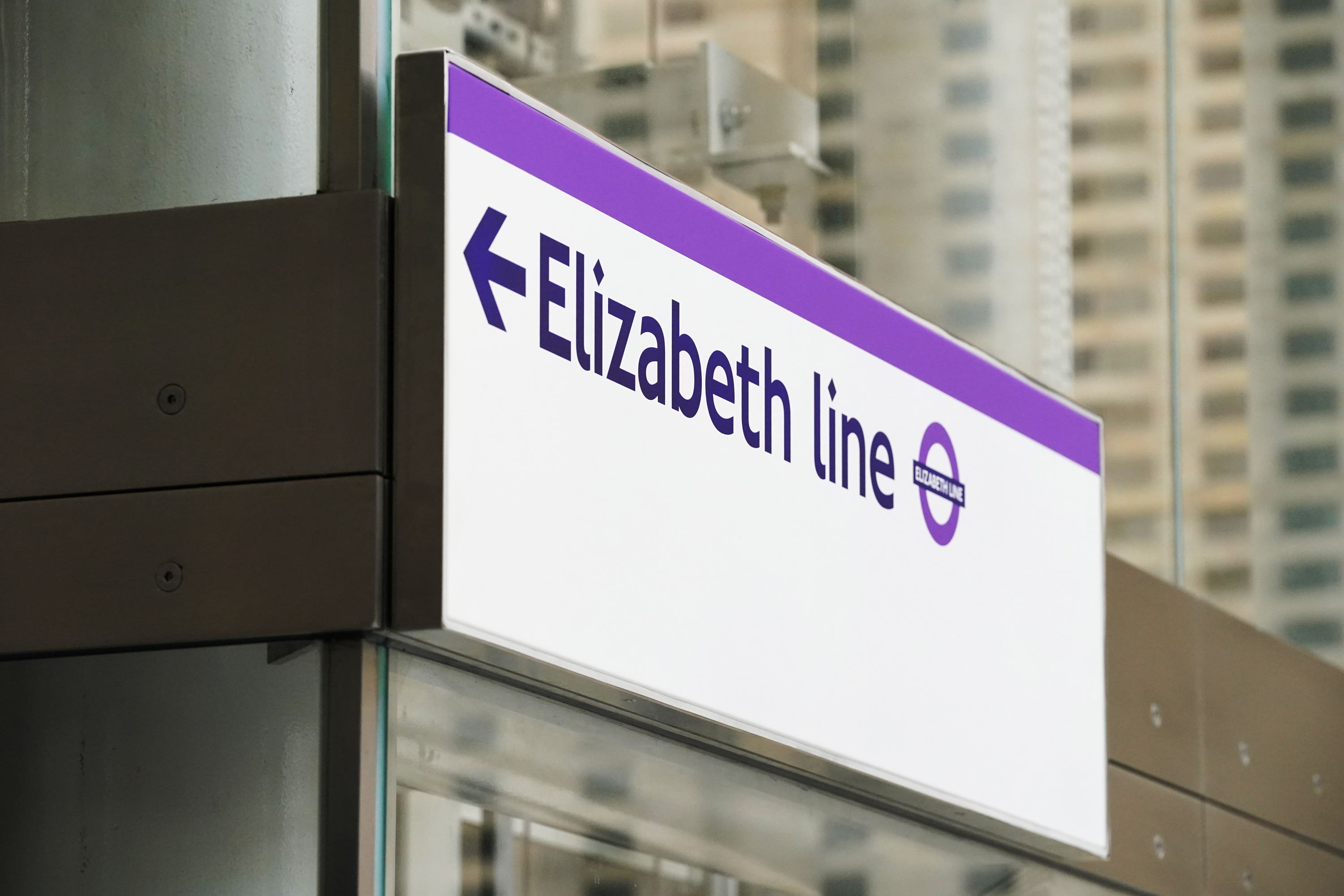 Workers on London’s Elizabeth Line will strike on January 12 (Jonathan Brady/PA)