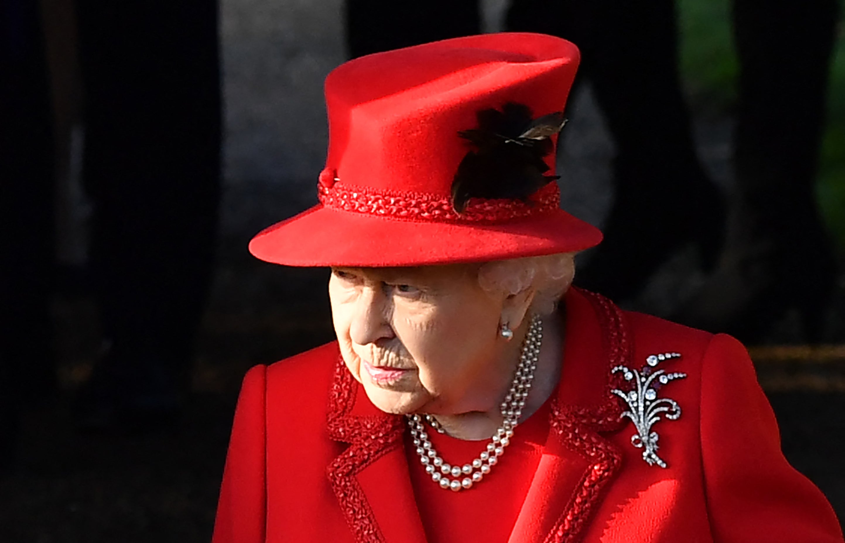 Queen Elizabeth II at Sandringham