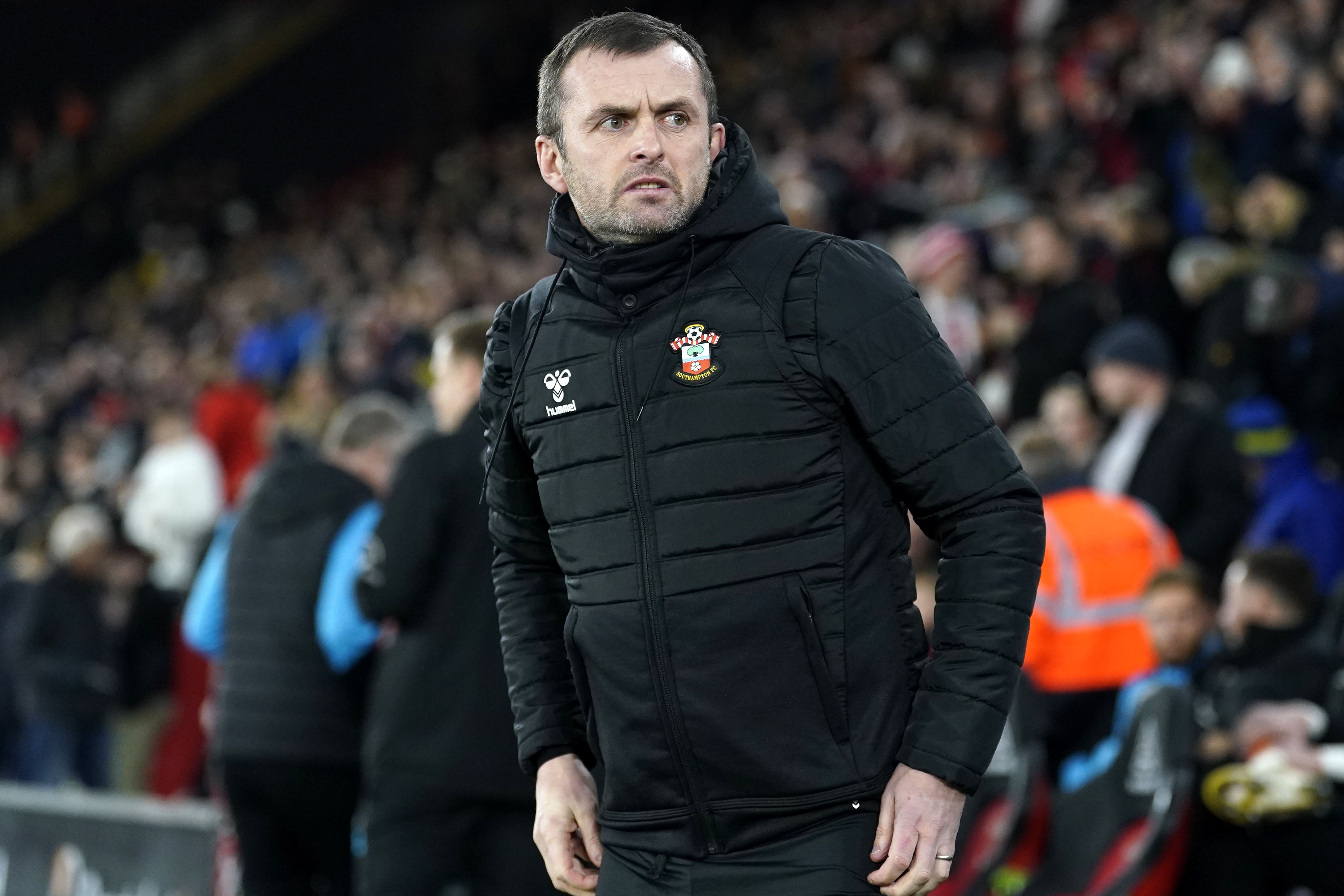 Nathan Jones’ Southampton sit second bottom of the Premier League (Andrew Matthews/PA)