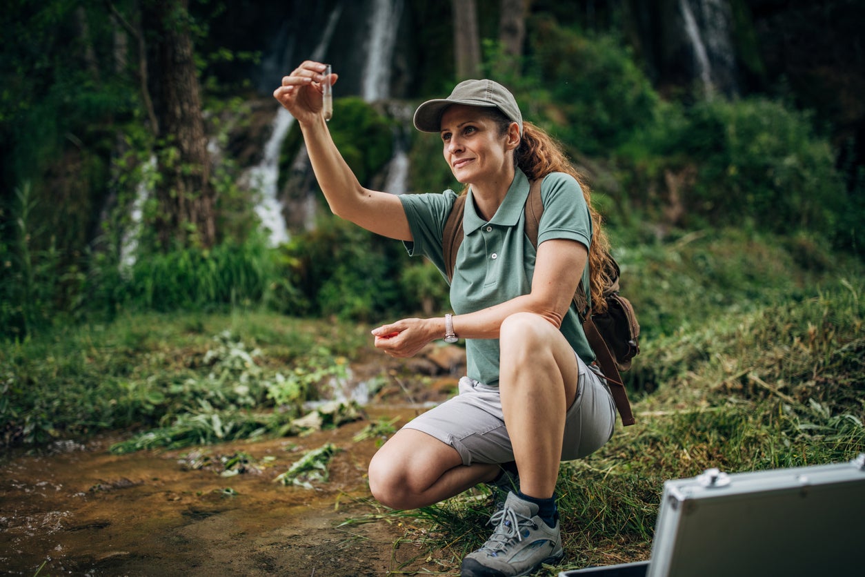 Biodiversity boosts: A ‘citizen scientists’ collects water samples on their travels