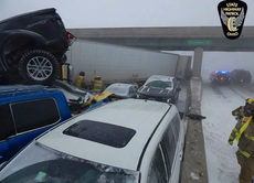 Ohio crash: 46-vehicle pileup leaves at least four dead in winter storm 