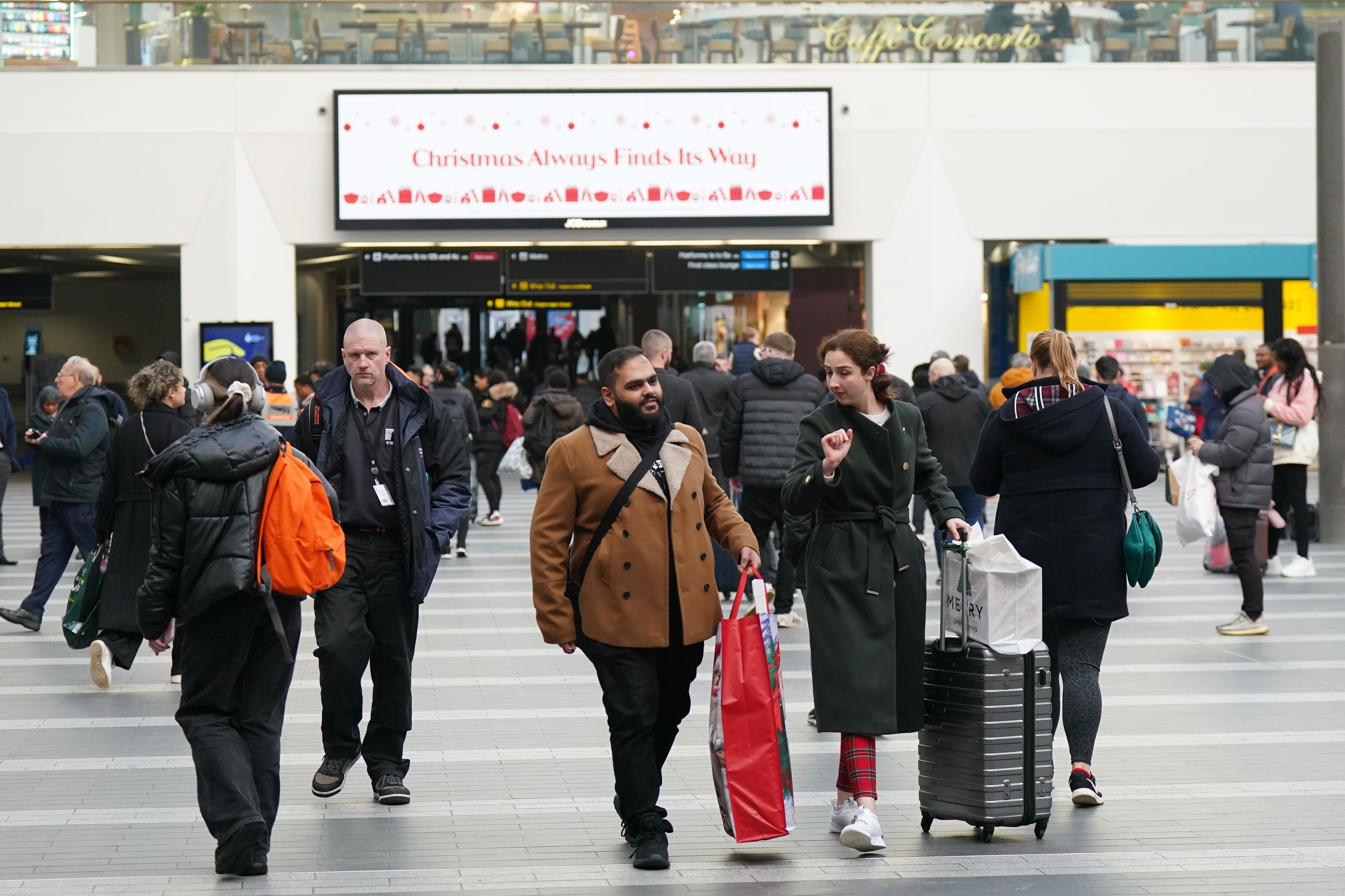 Travellers heeded warnings about the impacts of industrial action and roads were not as busy as expected, the AA said (Jacob King/PA)