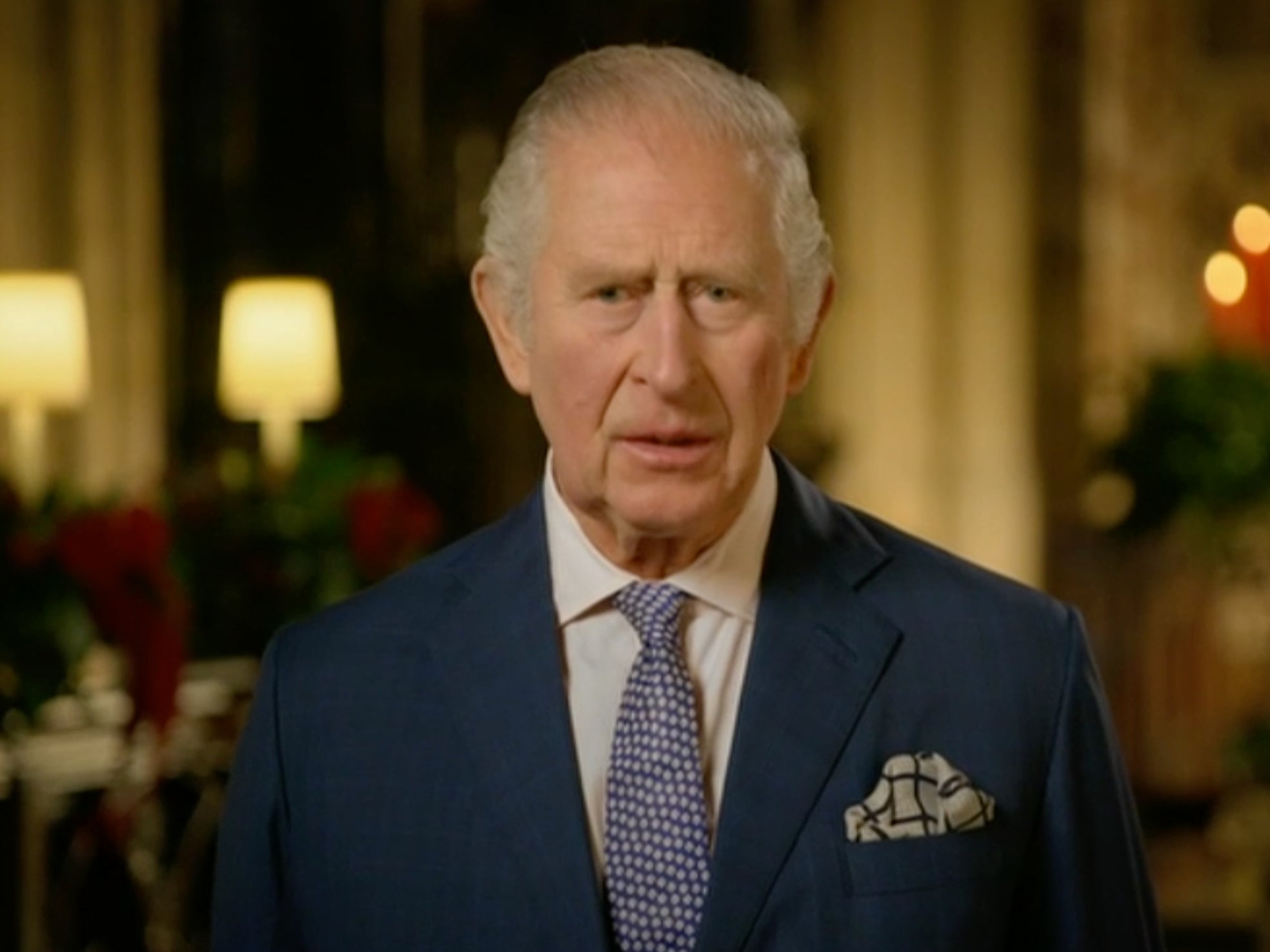 Charles during his Christmas address