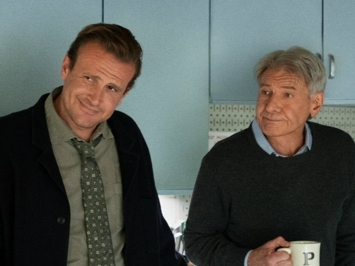 Jason Segel and Harrison Ford in ‘Shrinking’