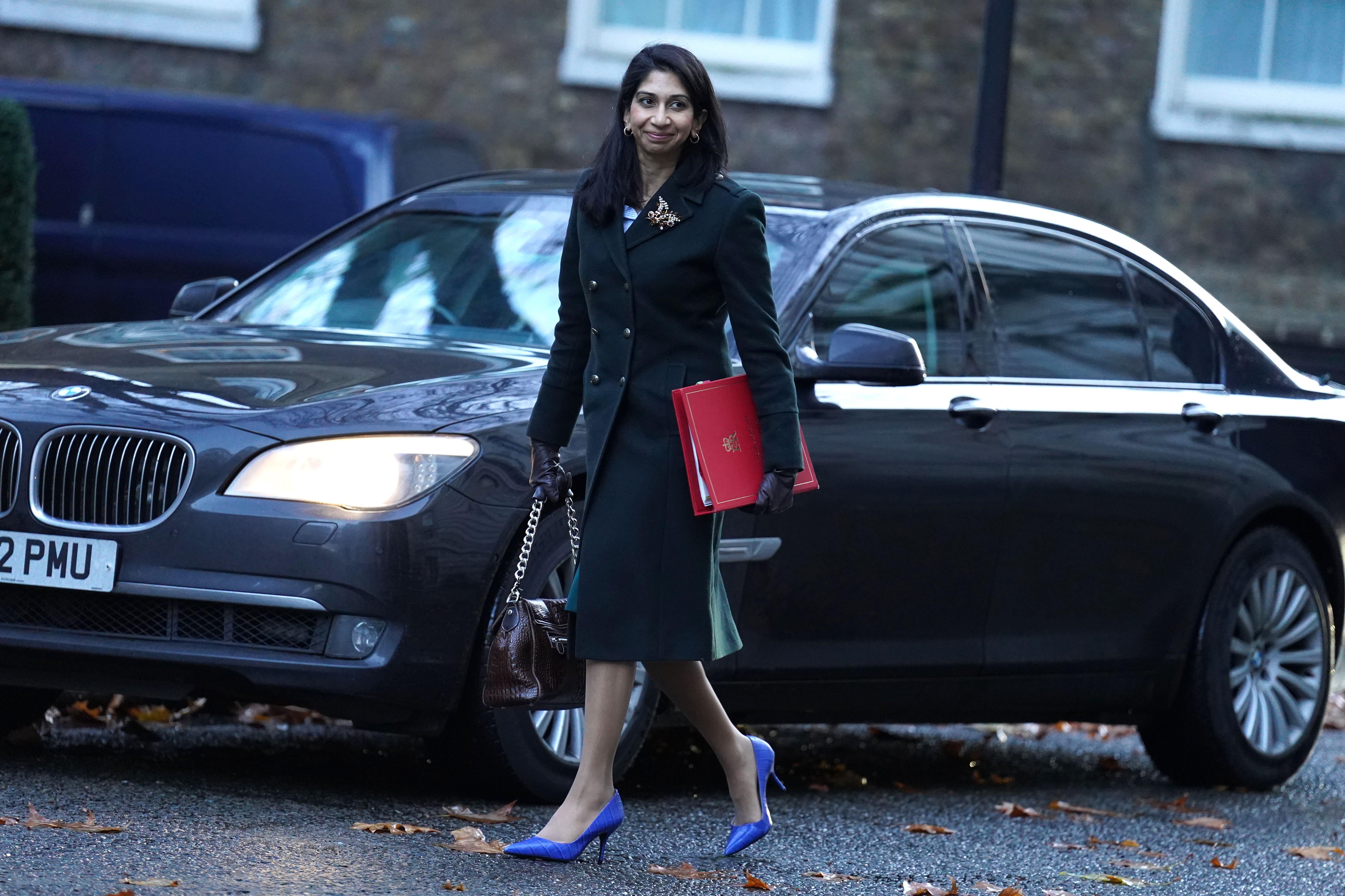 Home Secretary Suella Braverman is working to tighten immigration rules (Stefan Rousseau/PA)