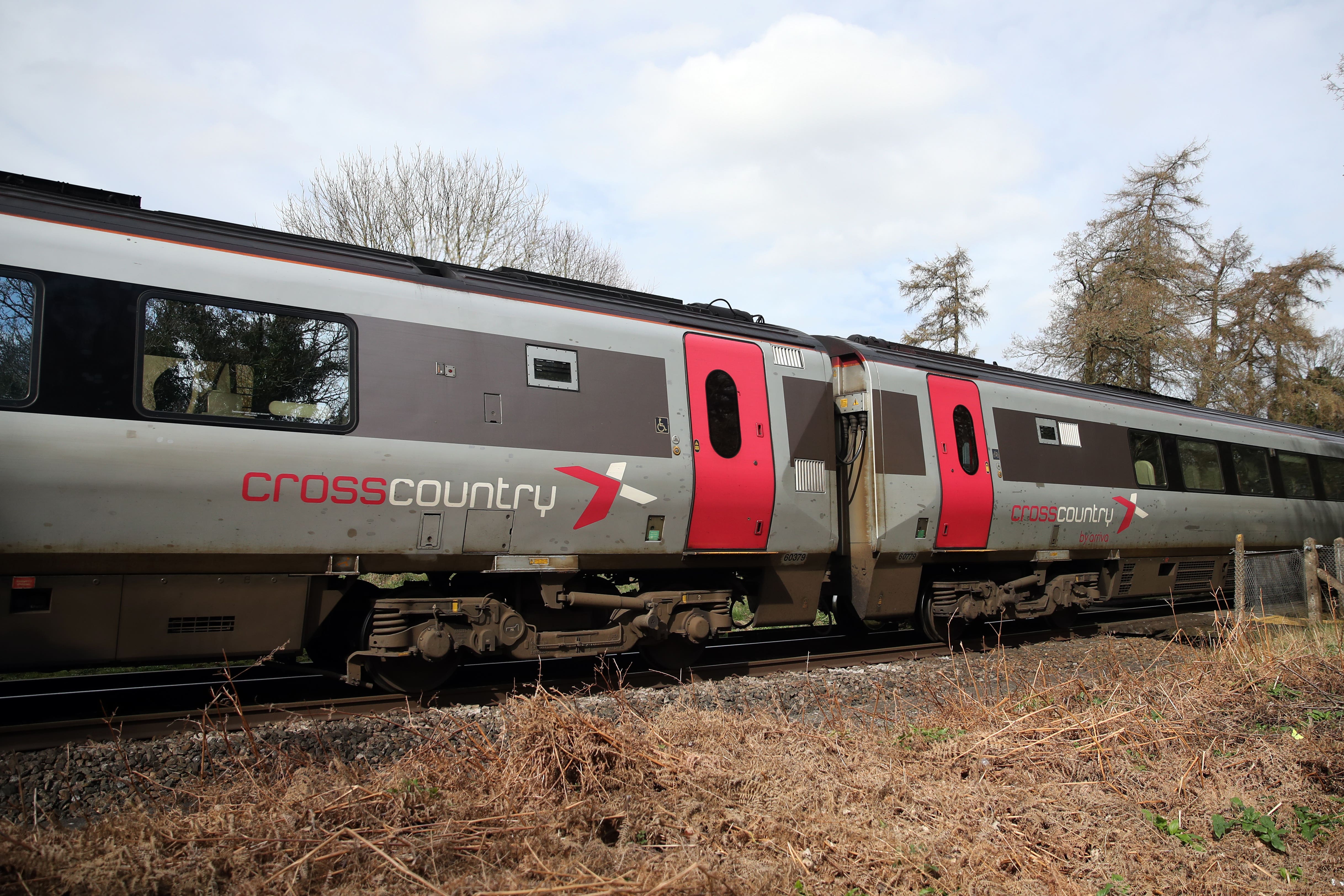 A CrossCountry train (Andrew Matthews/PA)