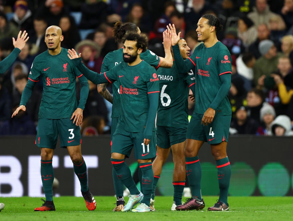 Salah and Van Dijk put Liverpool two goals up