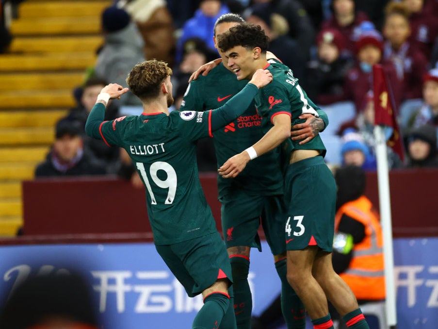 Bajcetic added to first-half goals from Mohamed Salah and Virgil van Dijk