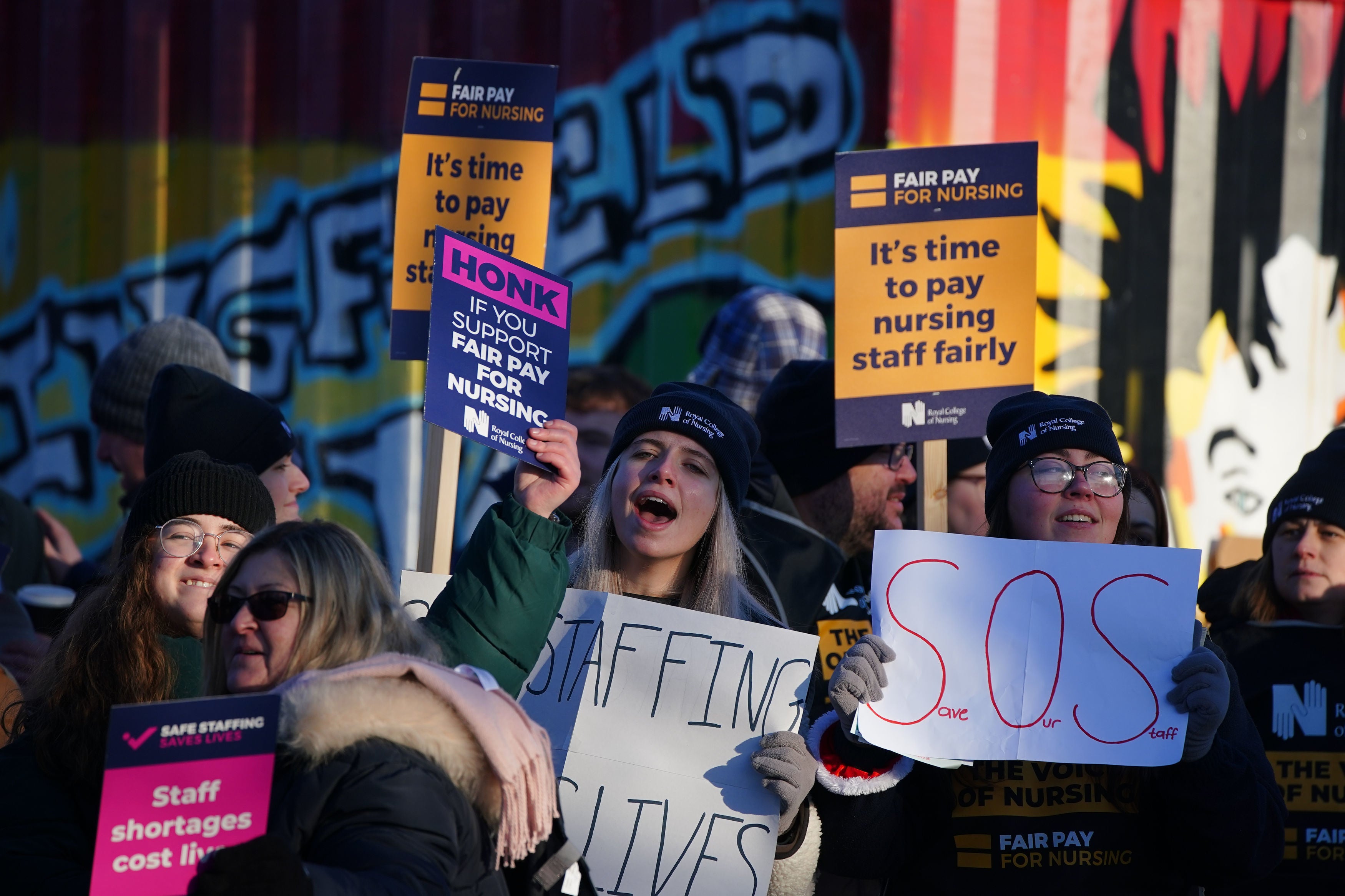 Poll results come days after nurses announce fresh strikes in the New Year