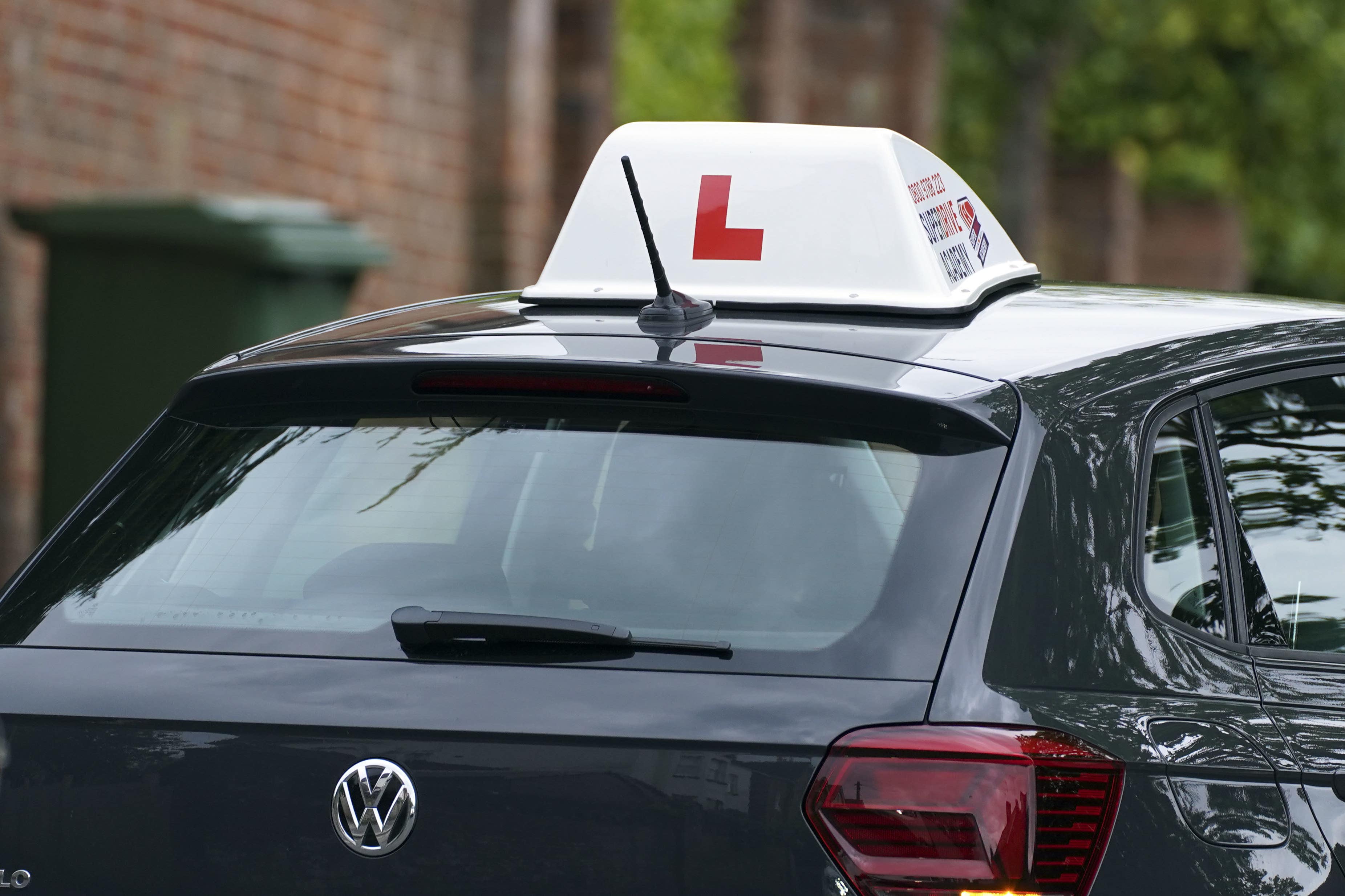 A learner driver (Steve Parsons/PA)