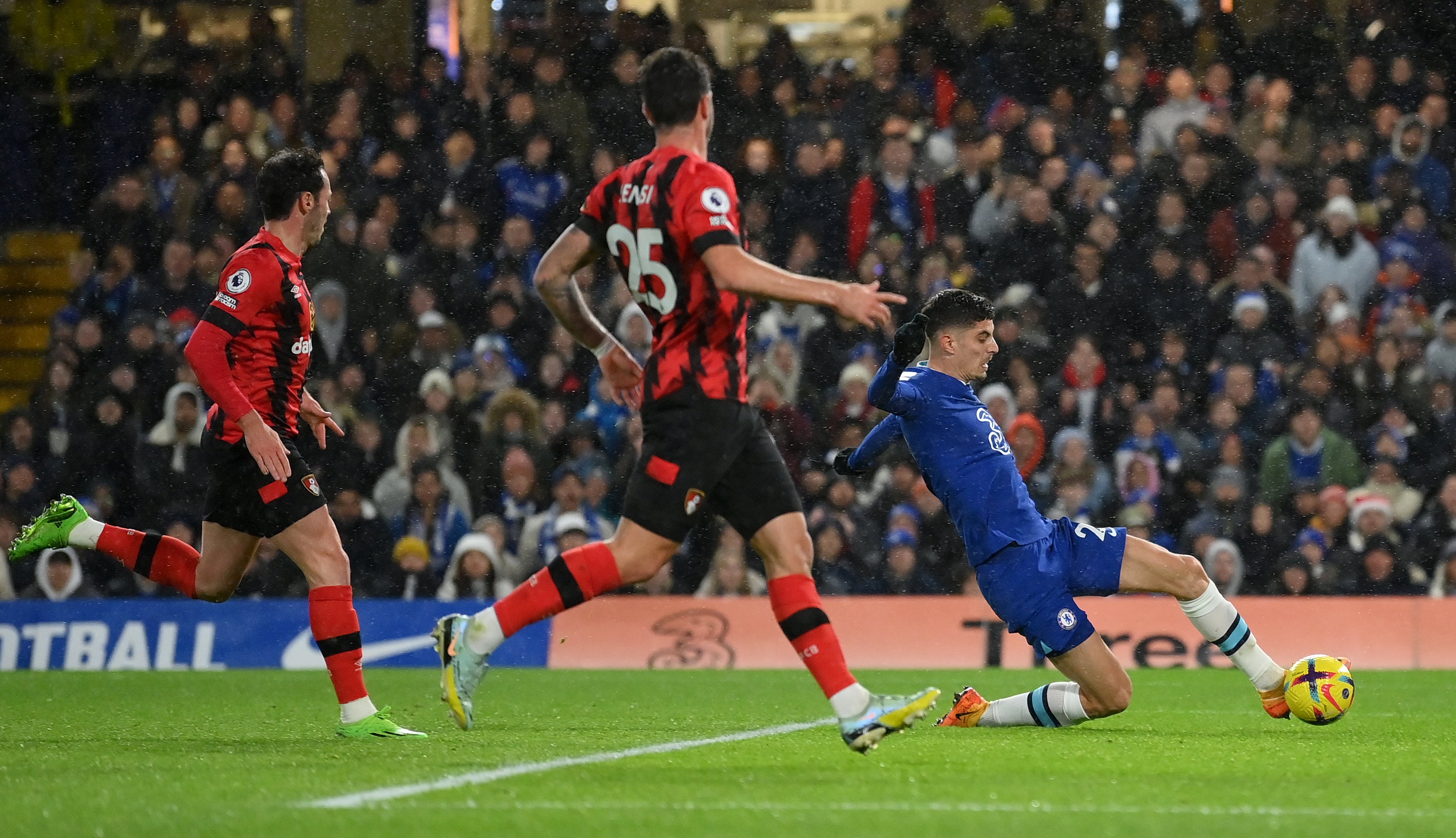 Havertz slid home Sterling’s sumptuous ball for the first goal