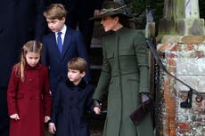 Prince Louis gives sweet gift to Princess Charlotte during Christmas Day walkabout