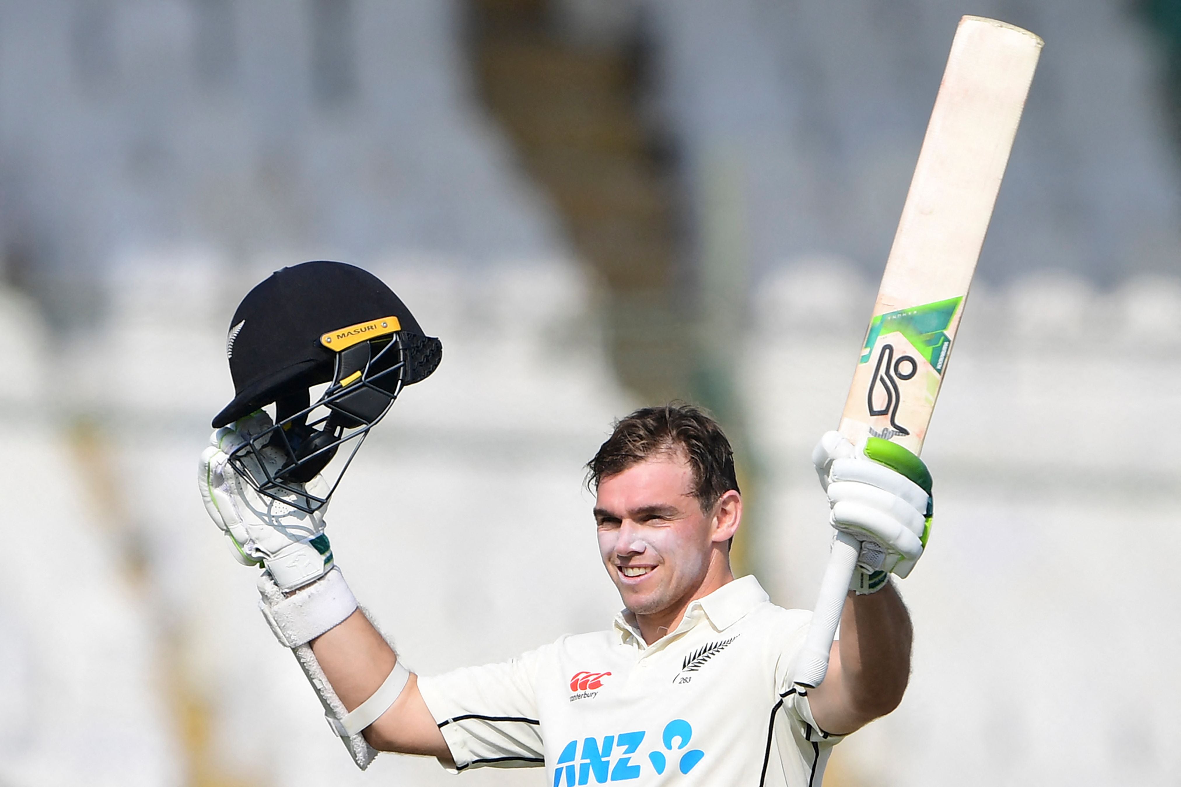 Latham made a 13th Test hundred