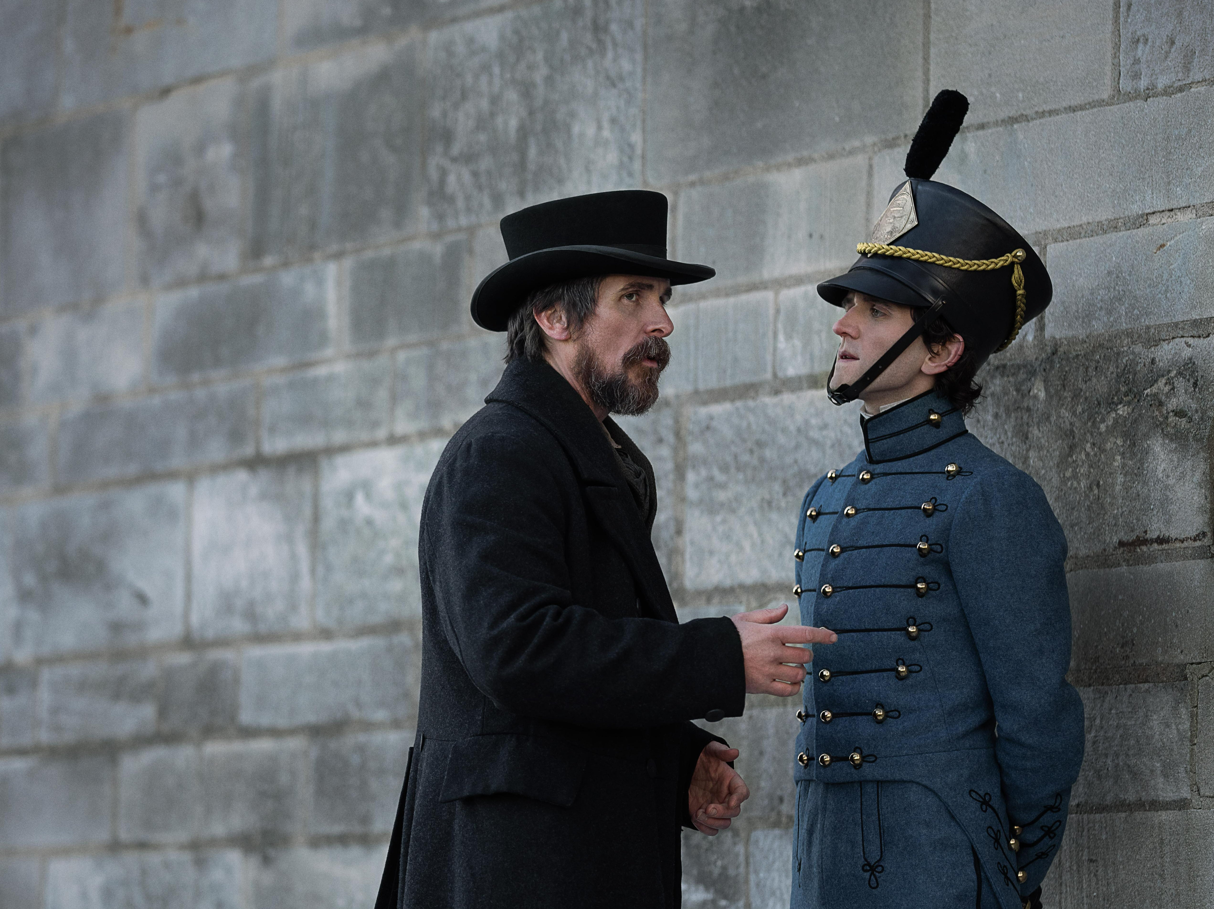 Christian Bale and Harry Melling in ‘The Pale Blue Eye’