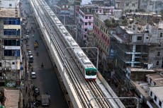 Bangladesh opens first metro service to ease Dhaka traffic