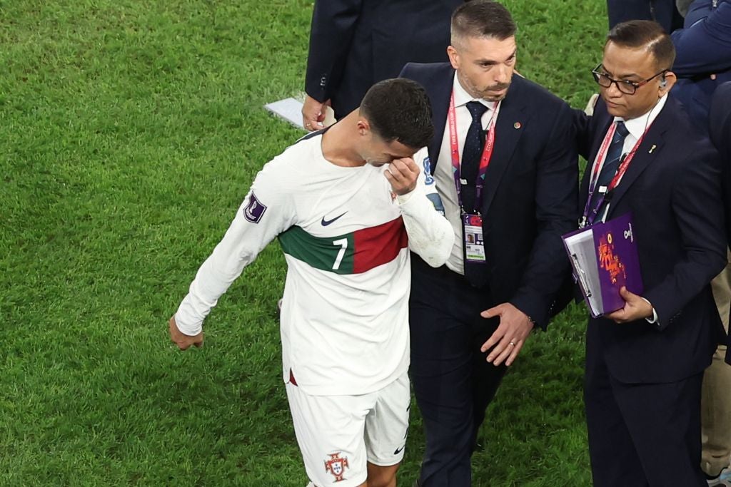 Ronaldo left the World Cup stage in tears as Messi won football’s greatest prize